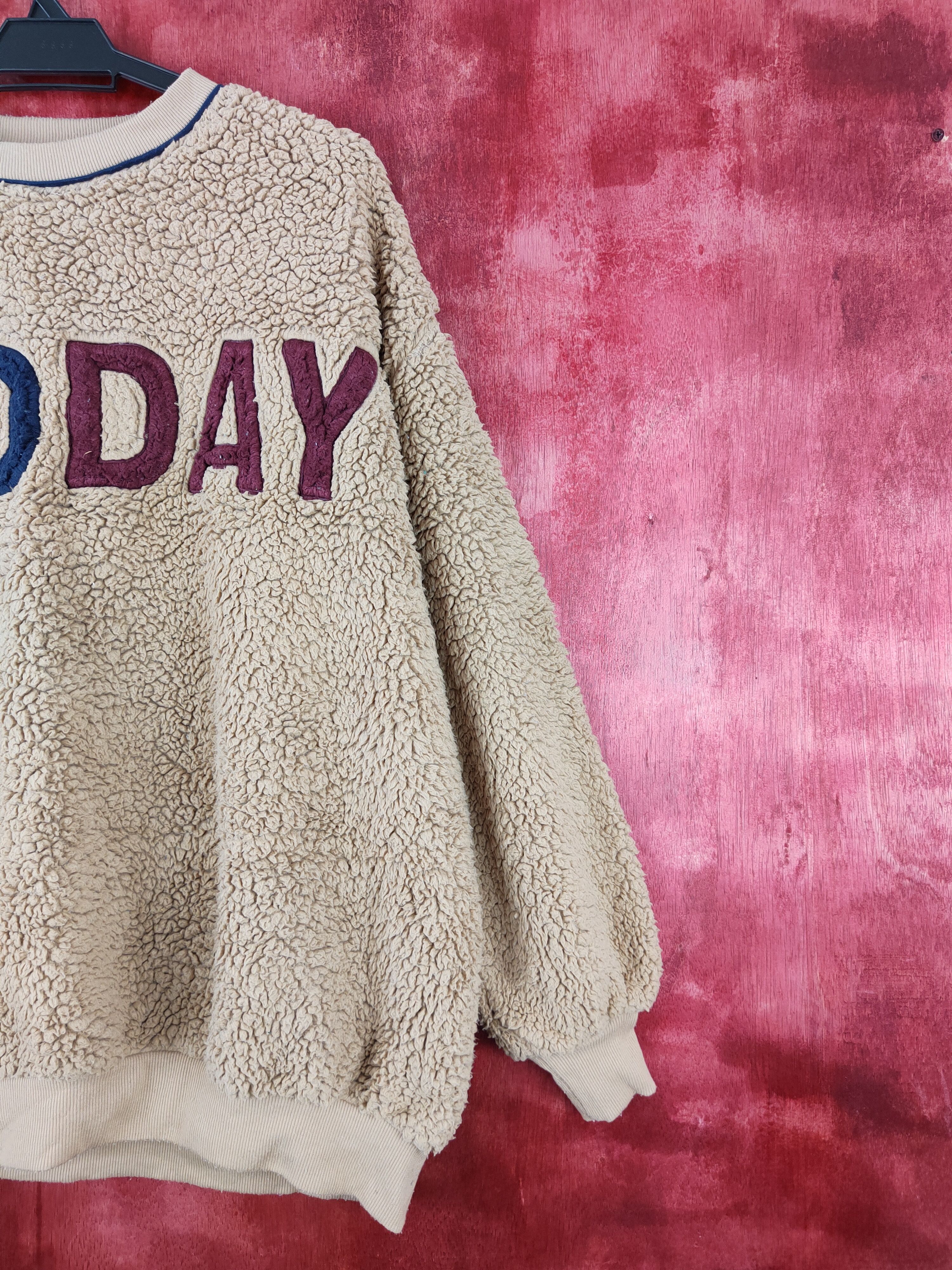 Japanese Brand × Vintage Gidday Brown fleece shag shaggy sweatshirt #5554 Size US L / EU 52-54 / 3 - 5 Thumbnail