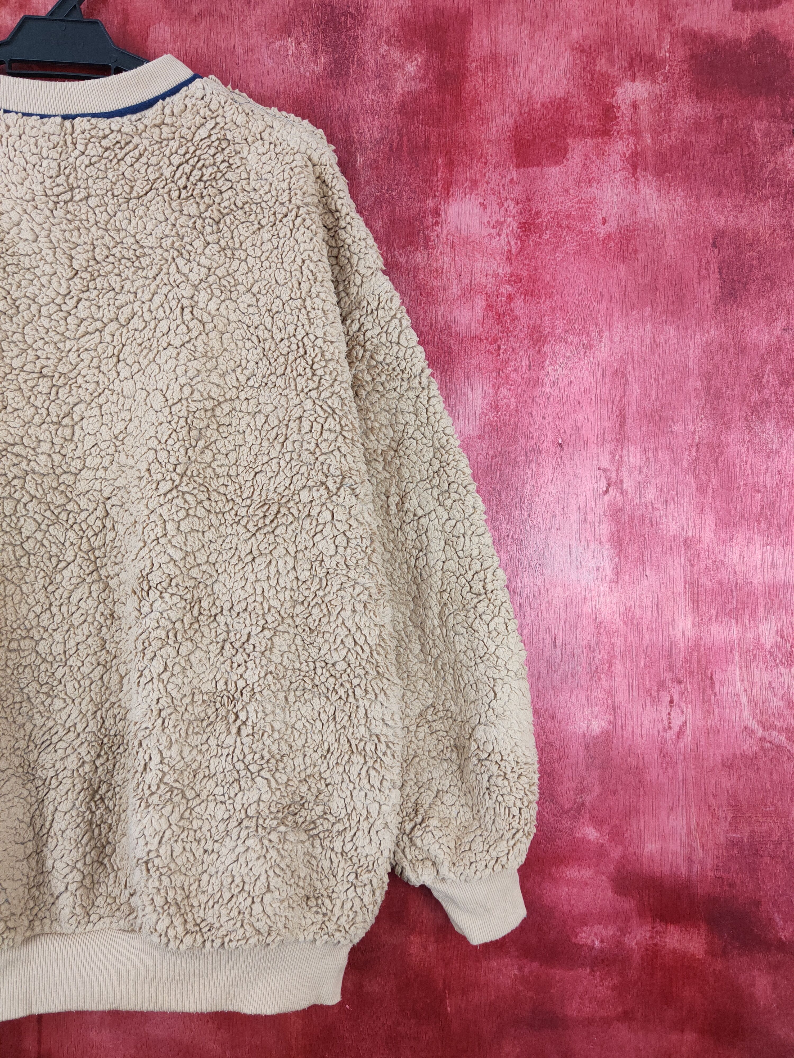 Japanese Brand × Vintage Gidday Brown fleece shag shaggy sweatshirt #5554 Size US L / EU 52-54 / 3 - 9 Thumbnail