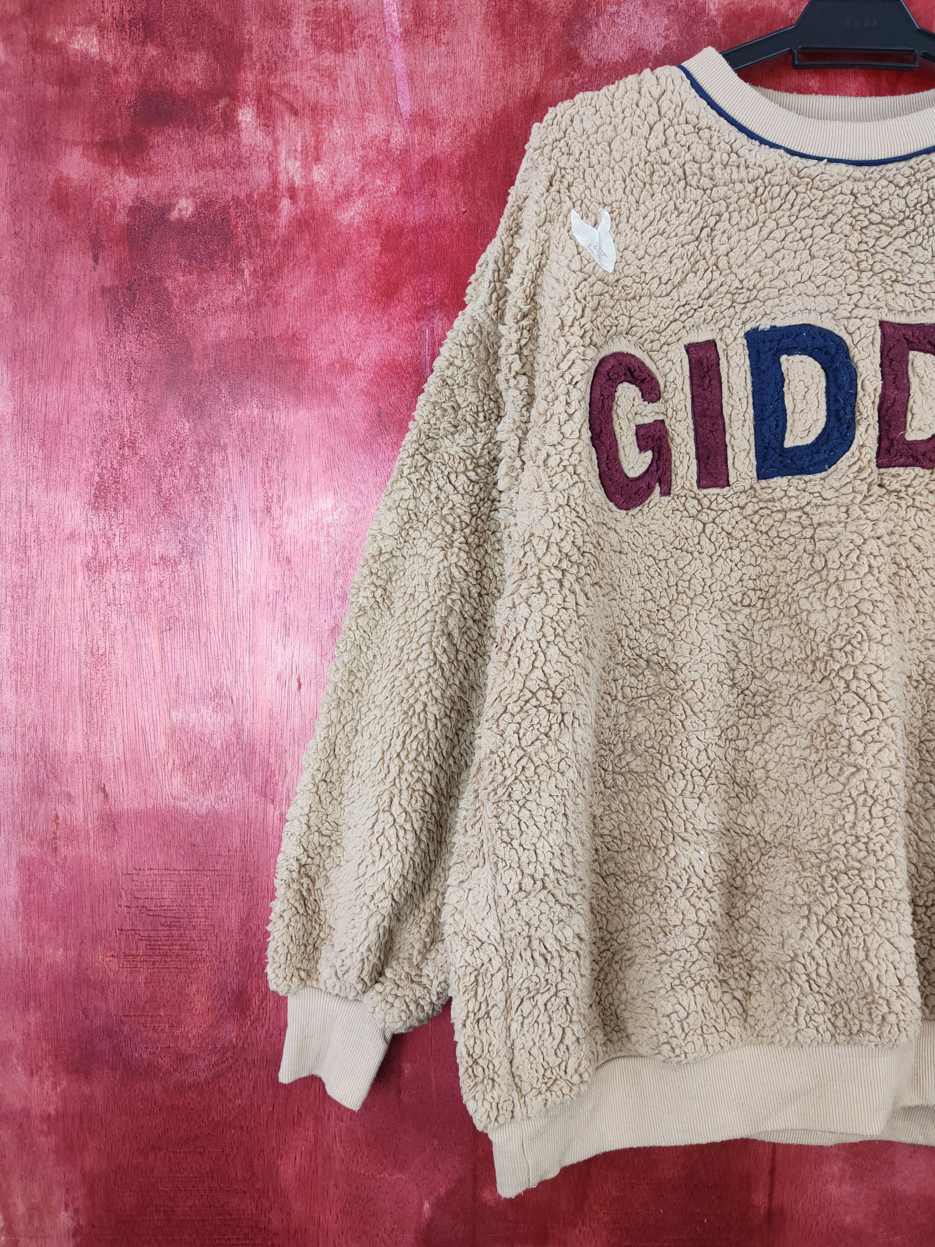Japanese Brand × Vintage Gidday Brown fleece shag shaggy sweatshirt #5554 Size US L / EU 52-54 / 3 - 3 Thumbnail