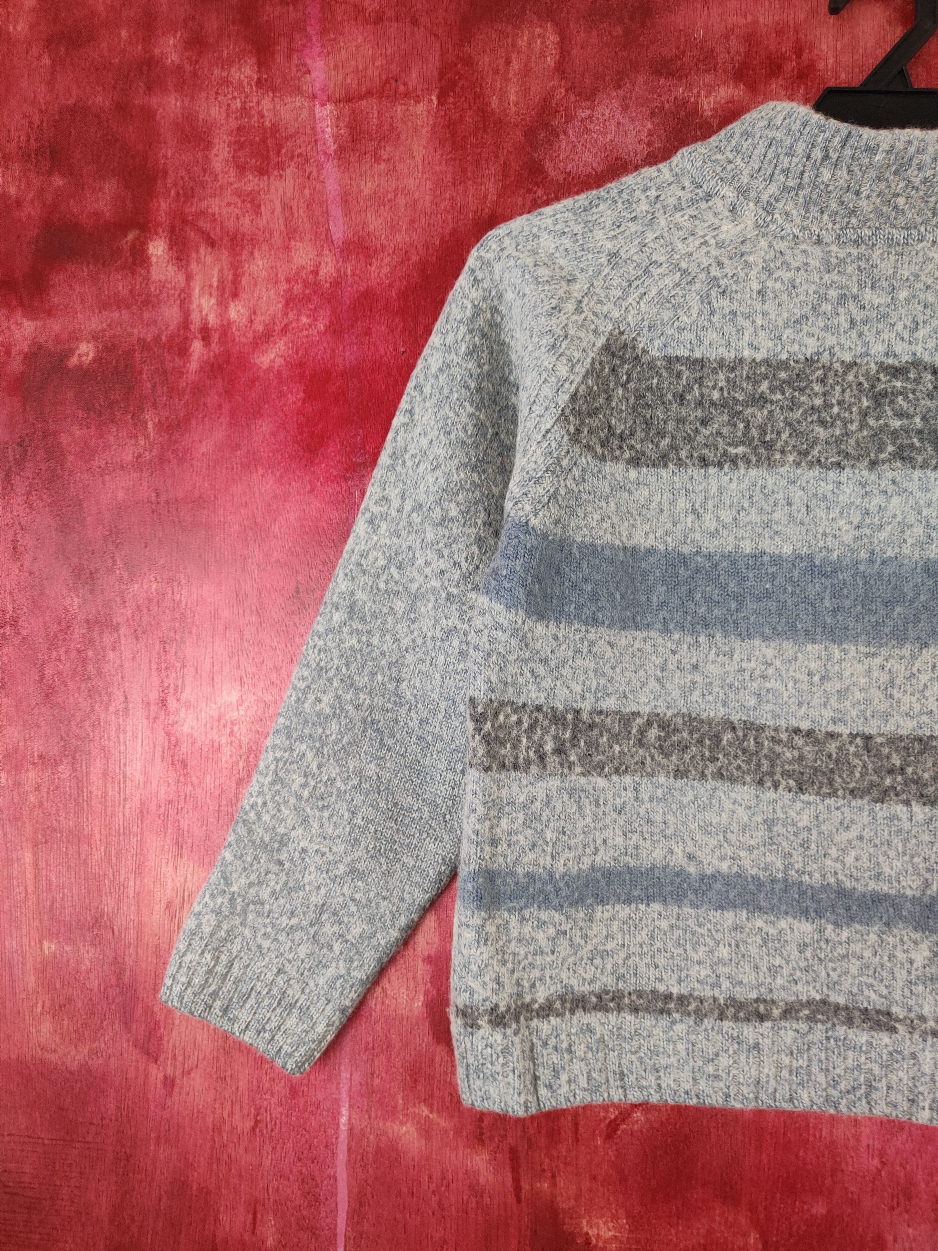 Homespun Knitwear × Japanese Brand × Lacoste Lacoste Soft Blue Shag Shaggy Fur Mohair Knitwear #5555 Size XXS / US 00 / IT 34 - 6 Thumbnail