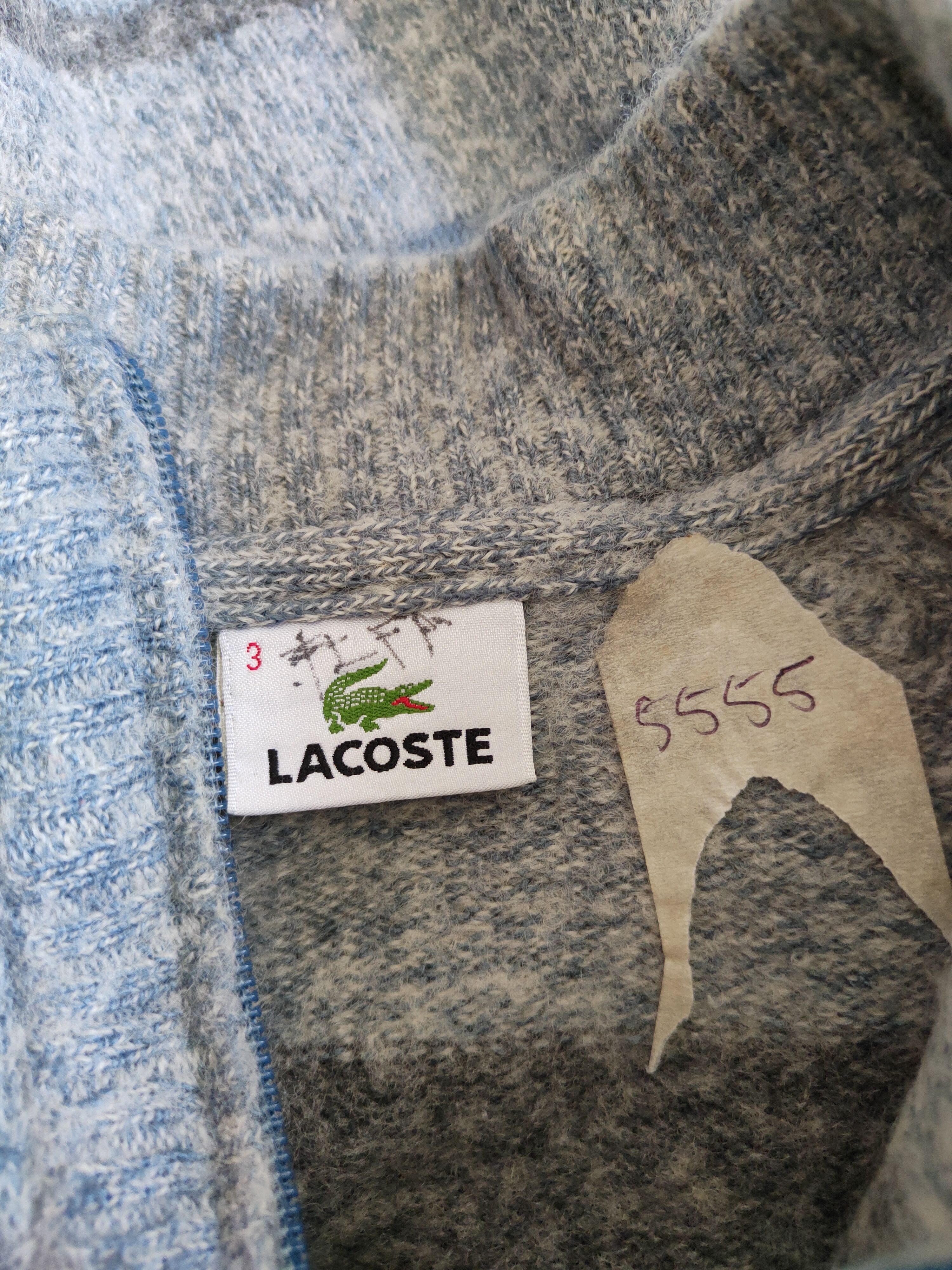 Homespun Knitwear × Japanese Brand × Lacoste Lacoste Soft Blue Shag Shaggy Fur Mohair Knitwear #5555 Size XXS / US 00 / IT 34 - 9 Thumbnail