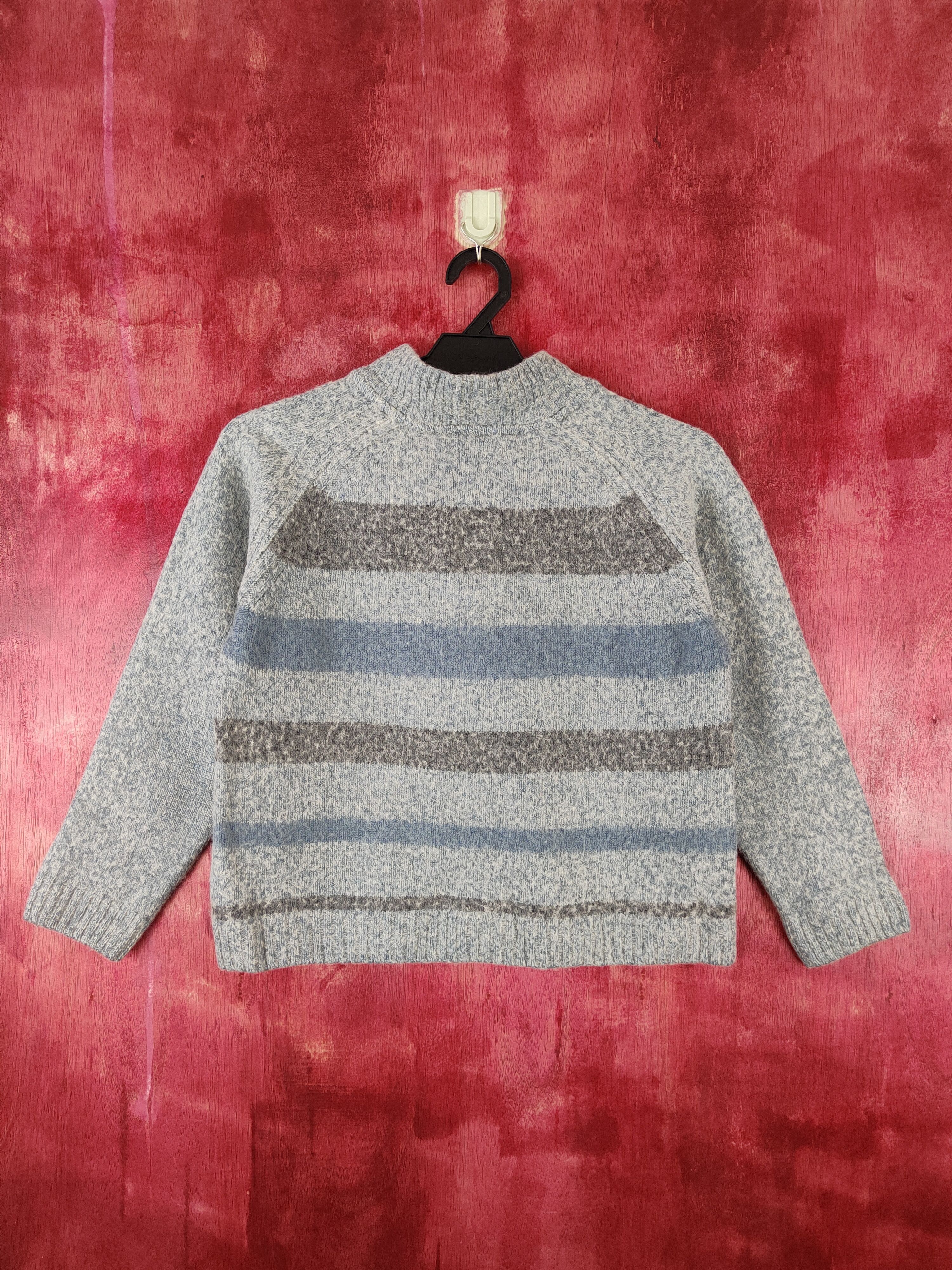 Homespun Knitwear × Japanese Brand × Lacoste Lacoste Soft Blue Shag Shaggy Fur Mohair Knitwear #5555 Size XXS / US 00 / IT 34 - 5 Thumbnail
