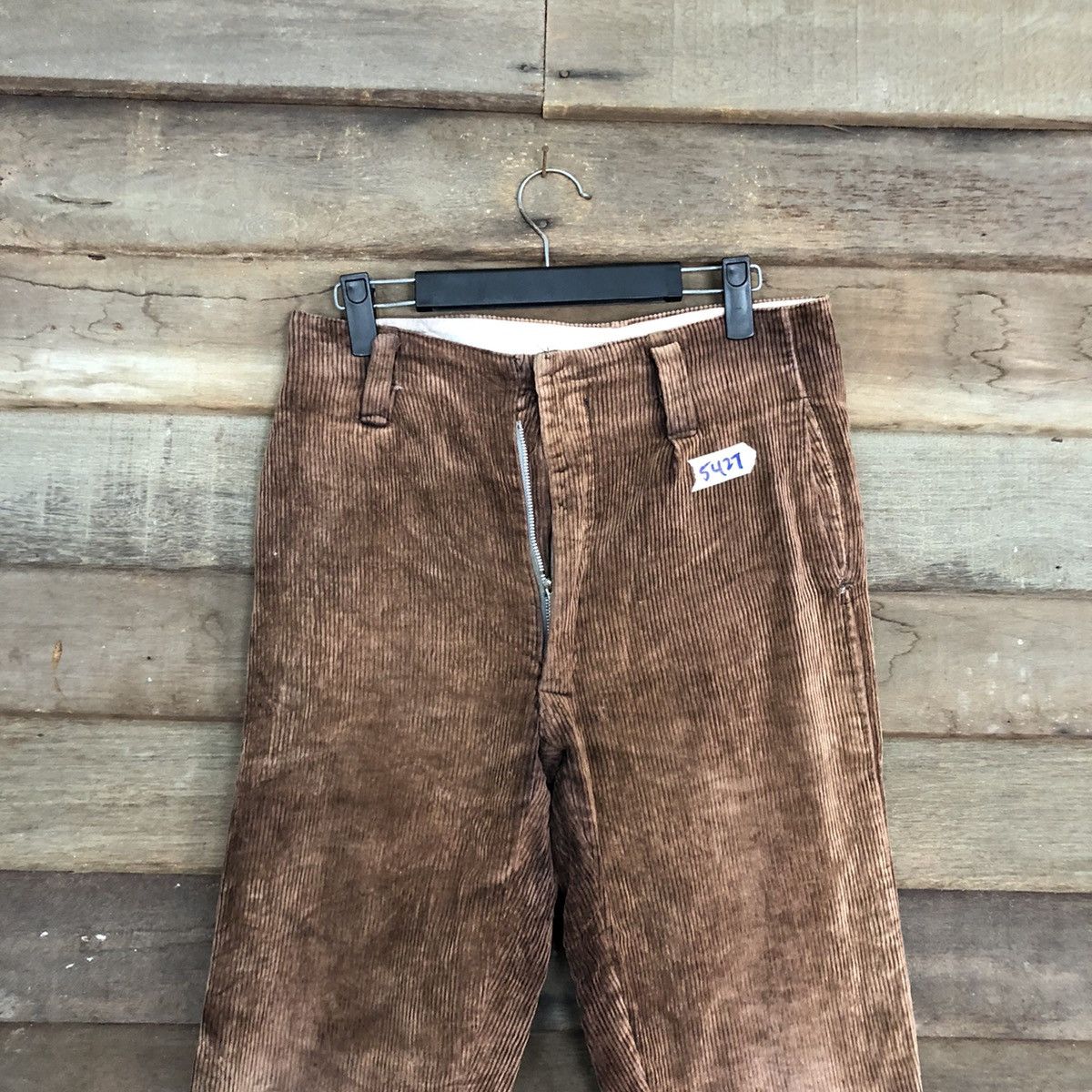 Vintage Bizen Fuji Brown Conduroi Denim Pants #5427 Size 28" / US 6 / IT 42 - 2 Thumbnail