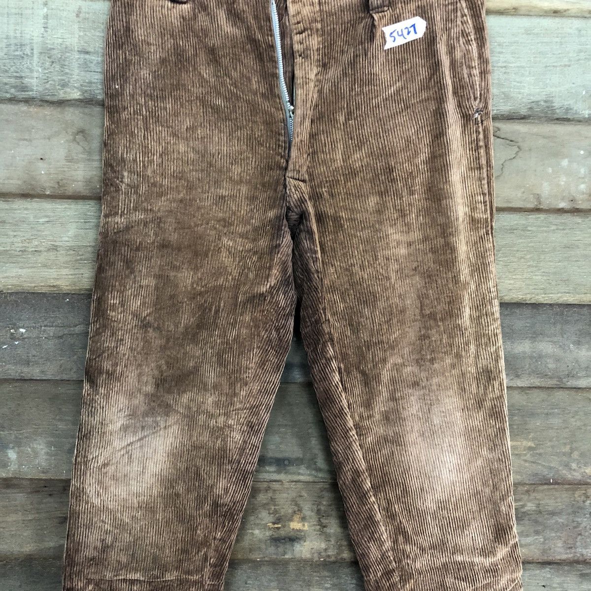 Vintage Bizen Fuji Brown Conduroi Denim Pants #5427 Size 28" / US 6 / IT 42 - 4 Thumbnail