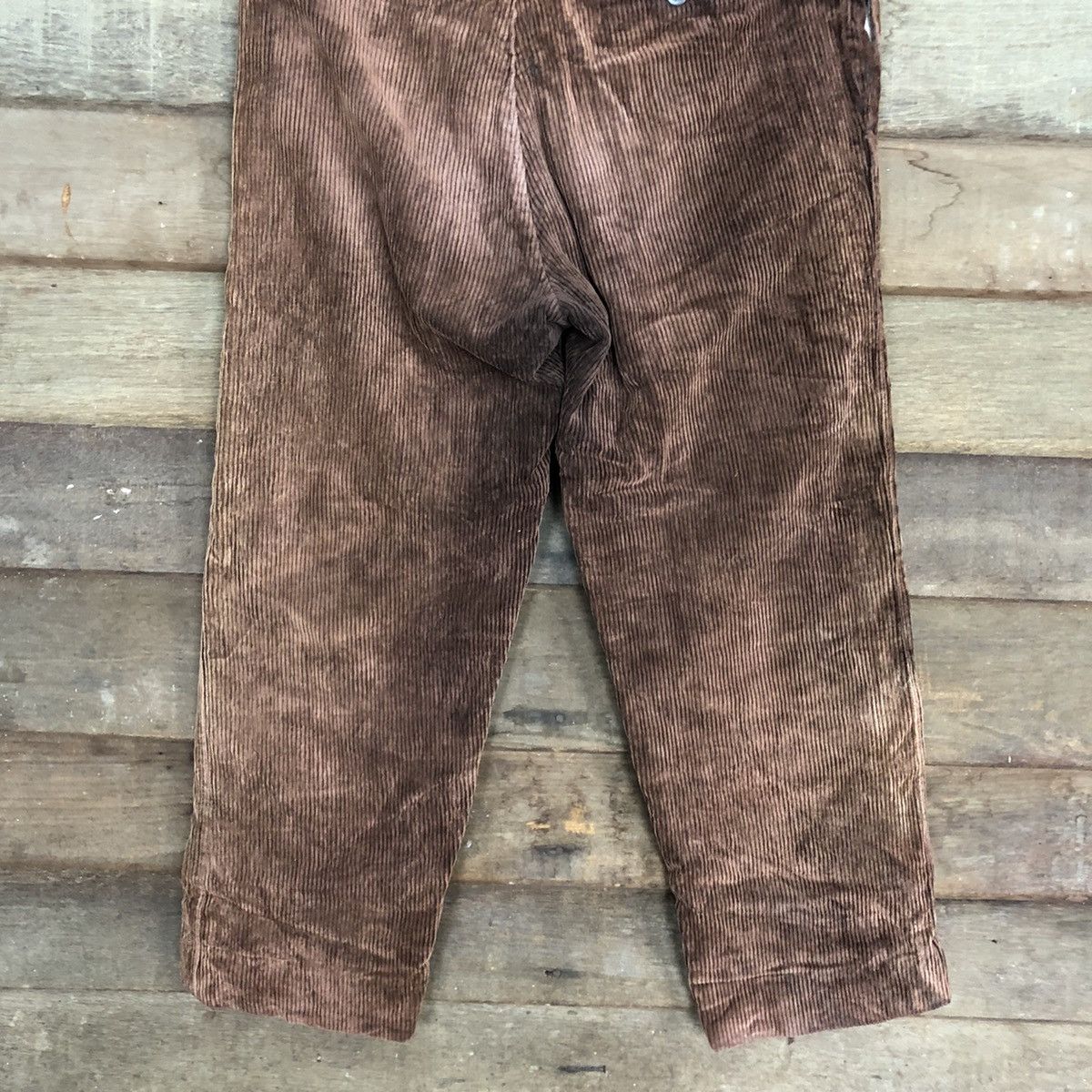Vintage Bizen Fuji Brown Conduroi Denim Pants #5427 Size 28" / US 6 / IT 42 - 9 Thumbnail
