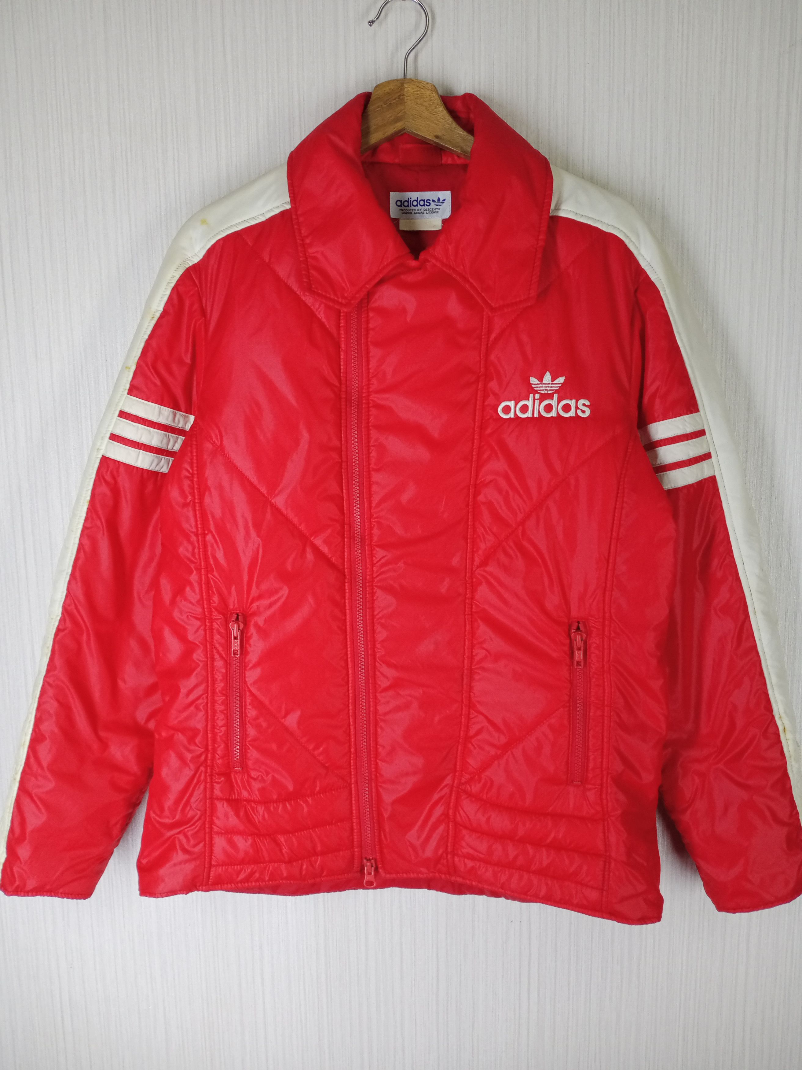 Adidas Rare Vintage 80s Adidas Puffer Jacket Size US M / EU 48-50 / 2 - 1 Thumbnail