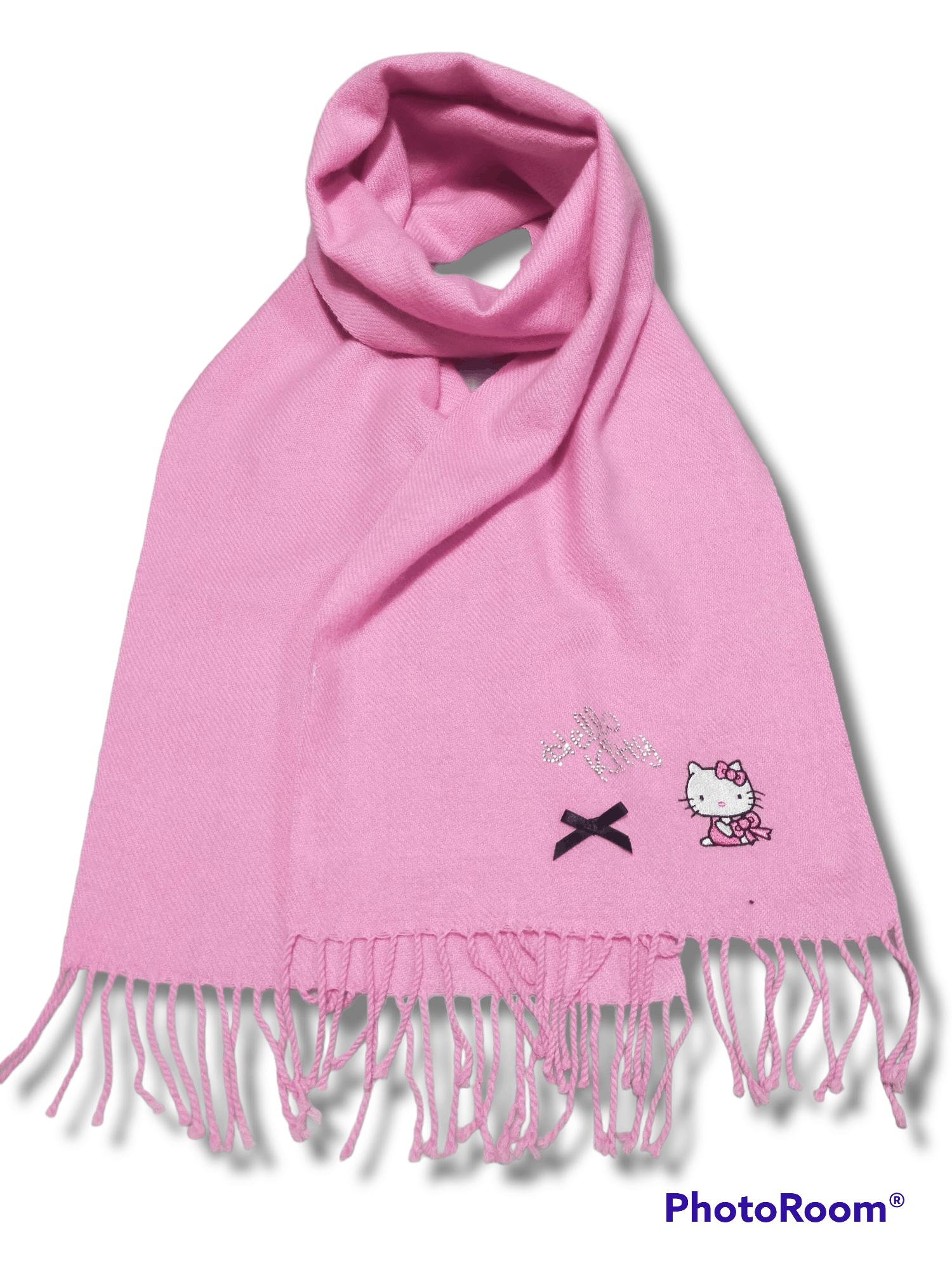 Japanese Brand HELLO KITTY PINK SCARF MUFFLER Size ONE SIZE - 1 Thumbnail