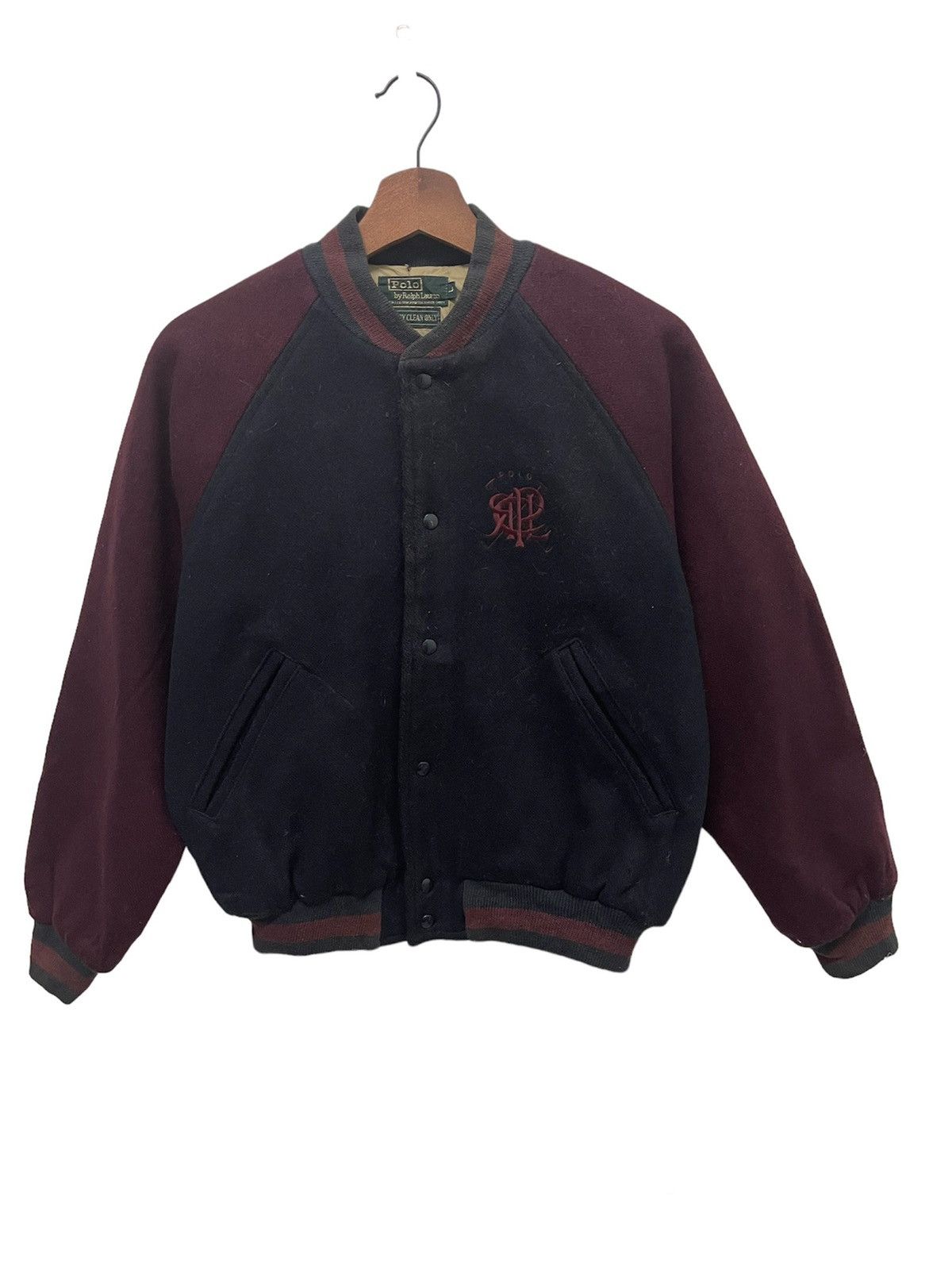 Polo Ralph Lauren × Ralph Lauren 90’s POLO Ralph Lauren Varsity Jacket Made in USA Size US M / EU 48-50 / 2 - 1 Thumbnail