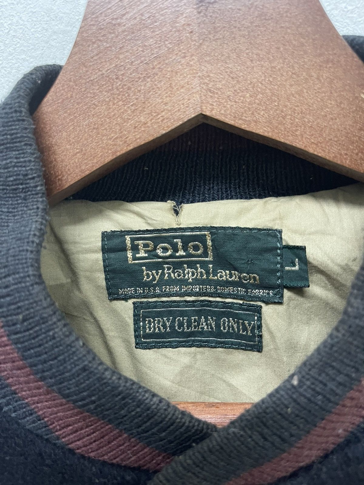 Polo Ralph Lauren × Ralph Lauren 90’s POLO Ralph Lauren Varsity Jacket Made in USA Size US M / EU 48-50 / 2 - 4 Thumbnail