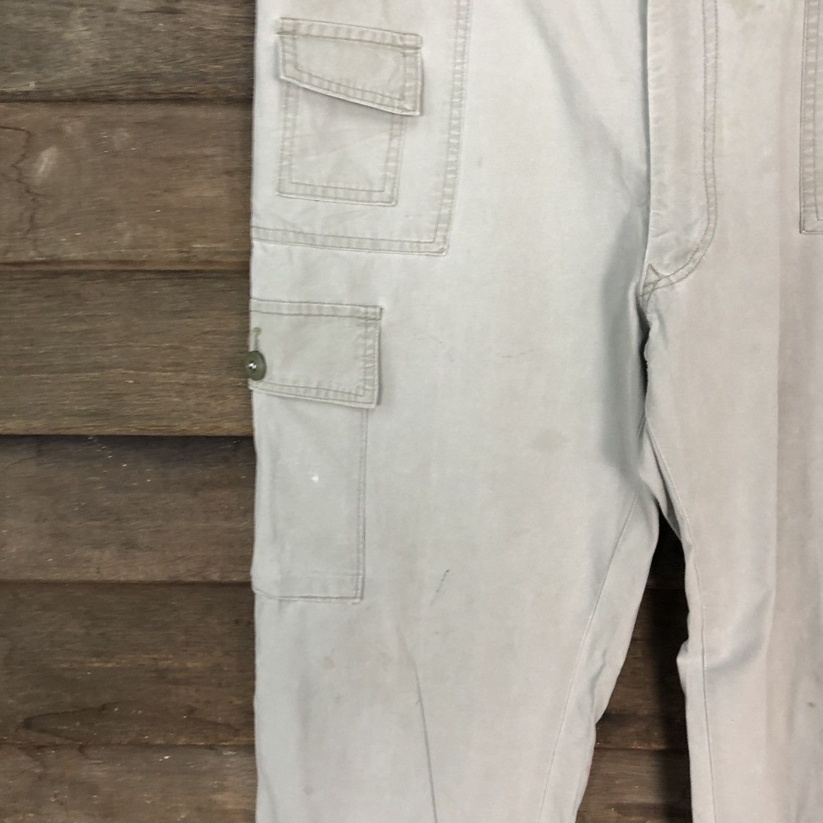 Japanese Brand Three Top Grey tactical worker Cargo Pants #4500 Size US 32 / EU 48 - 6 Thumbnail