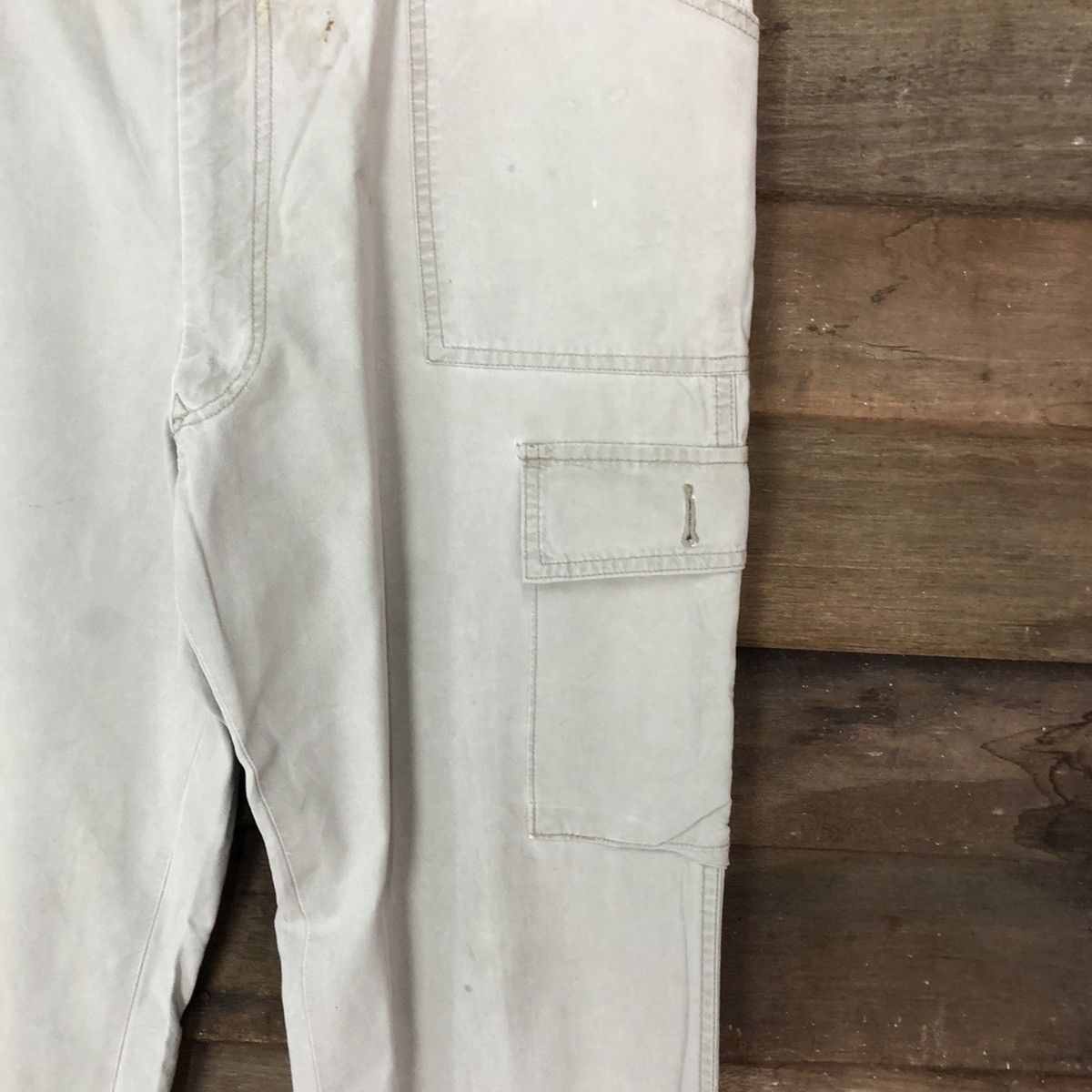 Japanese Brand Three Top Grey tactical worker Cargo Pants #4500 Size US 32 / EU 48 - 7 Thumbnail