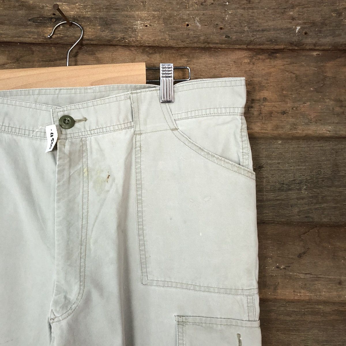 Japanese Brand Three Top Grey tactical worker Cargo Pants #4500 Size US 32 / EU 48 - 5 Thumbnail