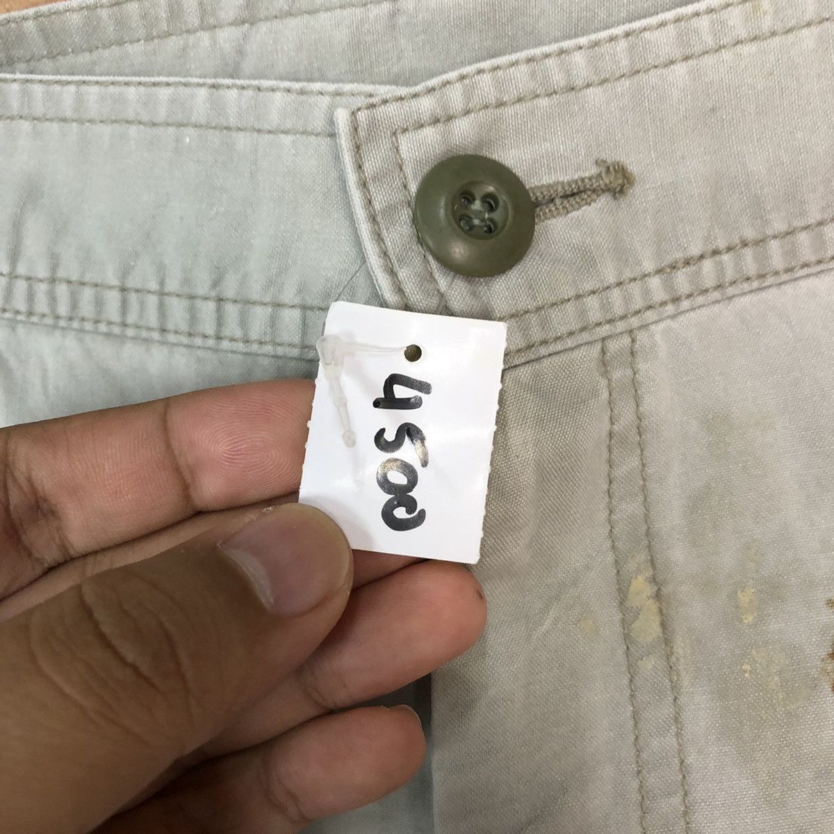 Japanese Brand Three Top Grey tactical worker Cargo Pants #4500 Size US 32 / EU 48 - 10 Thumbnail