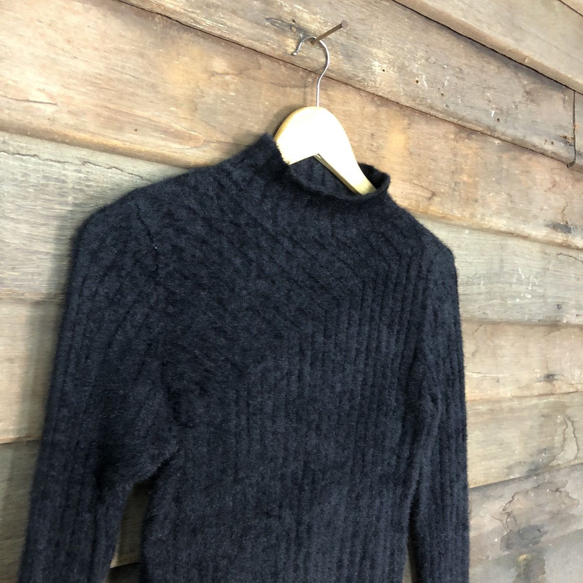 Homespun Knitwear × Japanese Brand Japanese Brand Shag Shaggy Fur Mohair Knitwear #7043 Size S / US 4 / IT 40 - 6 Thumbnail