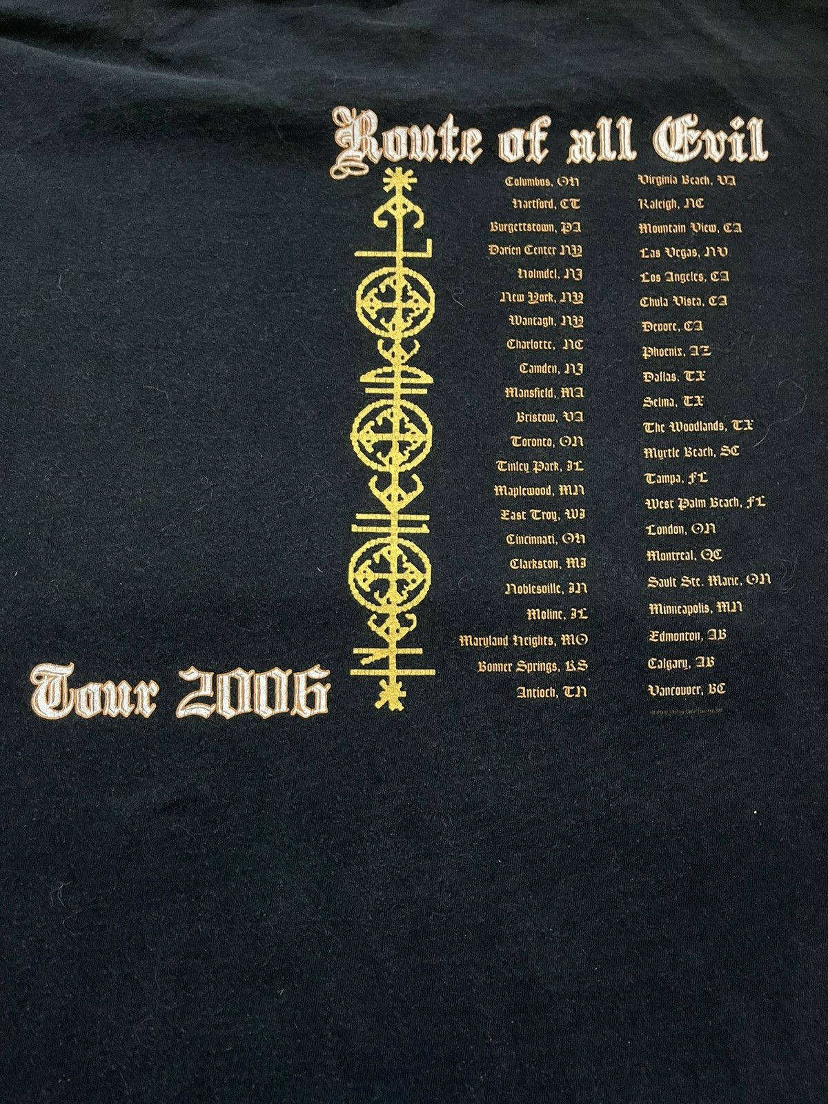 Band Tees × Vintage Motley Crew 2006 vintage tour t-shirt Size US XXL / EU 58 / 5 - 7 Thumbnail
