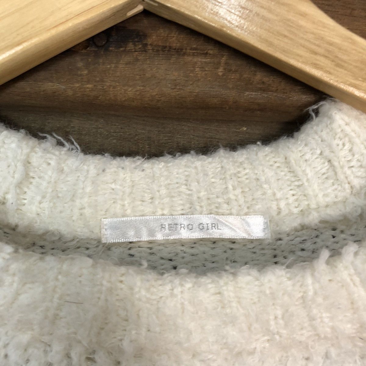 Homespun Knitwear × Japanese Brand Retro Girl Shag Shaggy Fur Mohair Knitwear #7010 Size M / US 6-8 / IT 42-44 - 6 Thumbnail