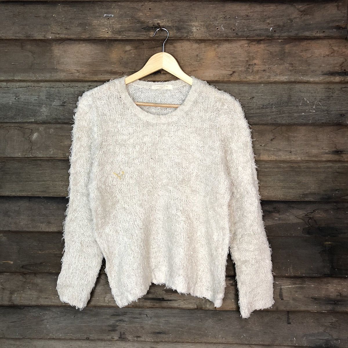 City Streets × Japanese Brand × Other Chocol Raffine Shag Shaggy Fur Mohair Knitwear #6979 Size US M / EU 48-50 / 2 - 1 Thumbnail