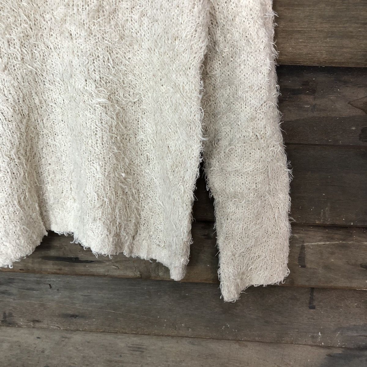 City Streets × Japanese Brand × Other Chocol Raffine Shag Shaggy Fur Mohair Knitwear #6979 Size US M / EU 48-50 / 2 - 5 Thumbnail