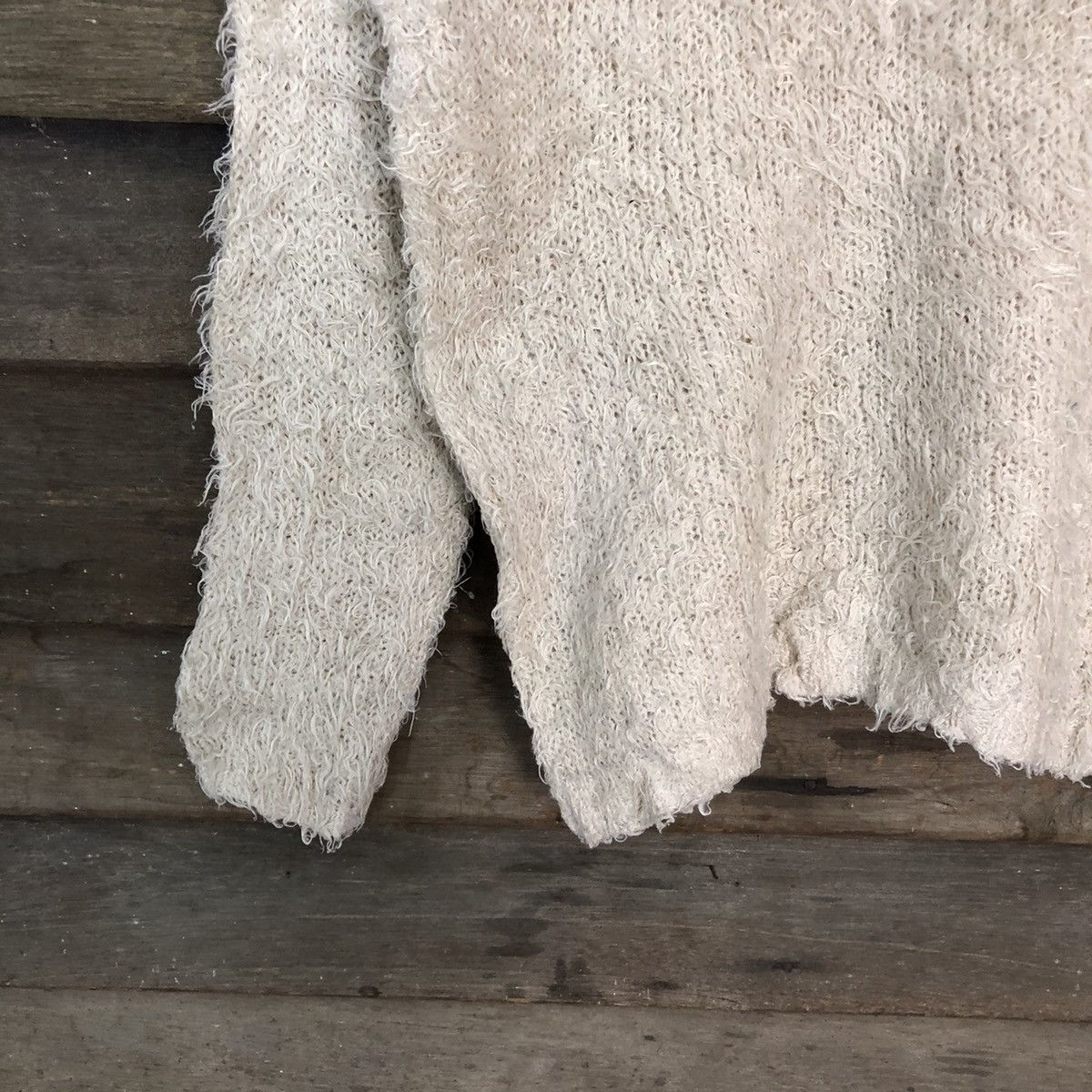 City Streets × Japanese Brand × Other Chocol Raffine Shag Shaggy Fur Mohair Knitwear #6979 Size US M / EU 48-50 / 2 - 4 Thumbnail