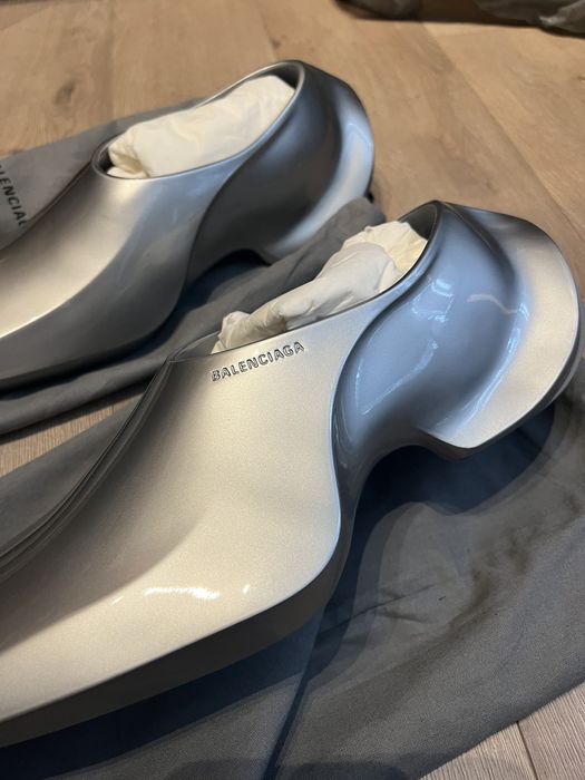 Balenciaga Silver Space Shoes | Grailed