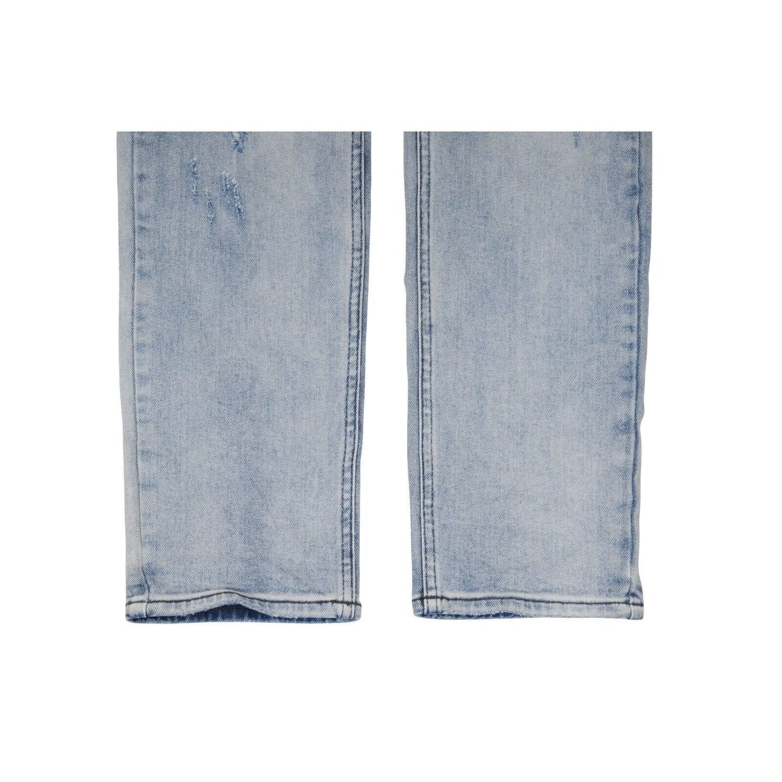 Ksubi Blue Wash Chitch Slim Fit Distressed Jeans - 01400 Size US 33 - 3 Thumbnail