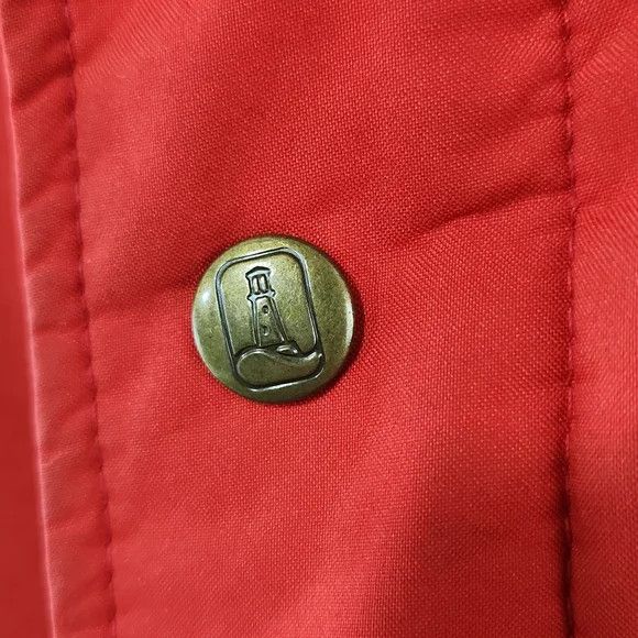Lands' End Vtg Made in USA Red Goretex Jacket Plaid Wool Lining sz L Size US L / EU 52-54 / 3 - 5 Thumbnail