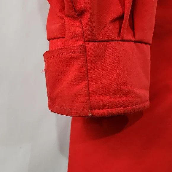 Lands' End Vtg Made in USA Red Goretex Jacket Plaid Wool Lining sz L Size US L / EU 52-54 / 3 - 6 Thumbnail
