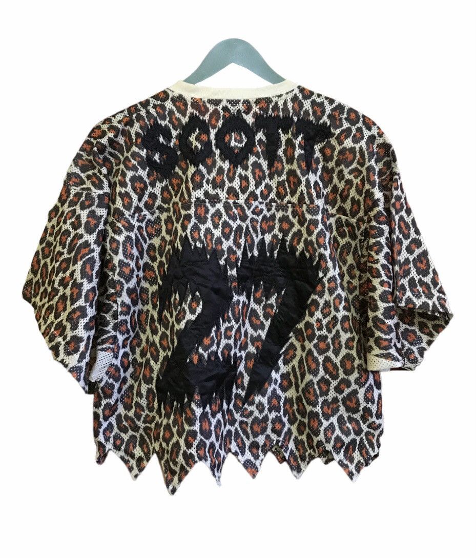 Adidas Jeremy Scott 27 Jagged Leopard Print Jersey