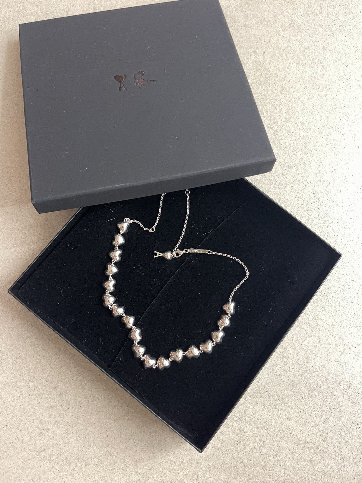 Alan Crocetti METAL HEARTS CHOCKER AMI X ALANCROCETTI Size ONE SIZE - 3 Thumbnail