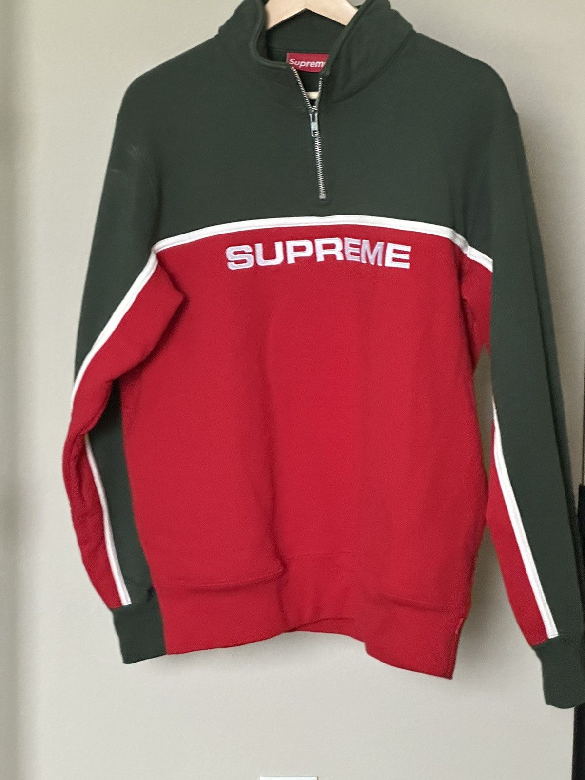 Supreme Supreme Half zip sweatshirt | Grailed