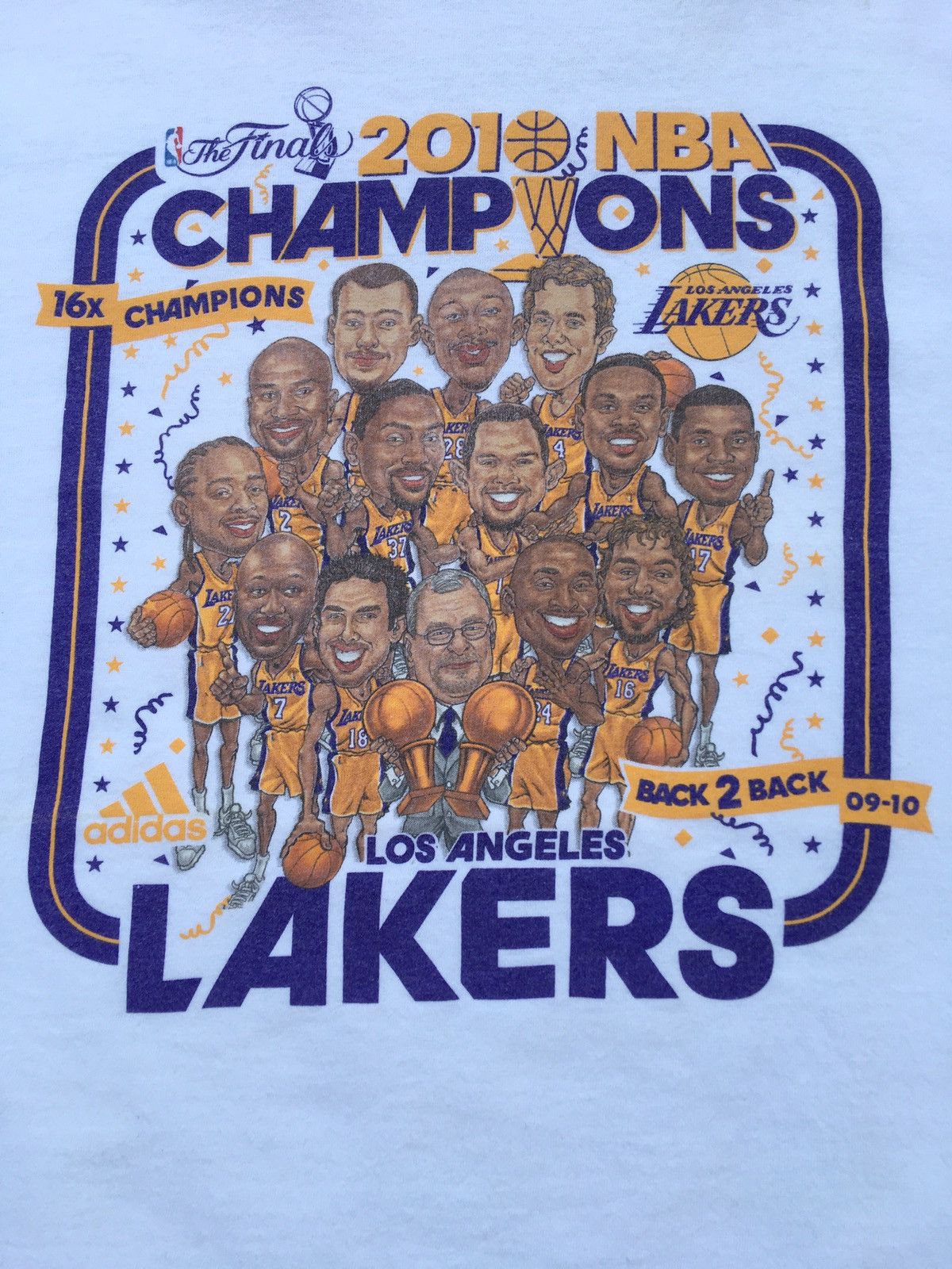 NBA RARE!! Tribute Kobe Bryant LA Lakers Tee x Adidas Size US XXL / EU 58 / 5 - 6 Thumbnail