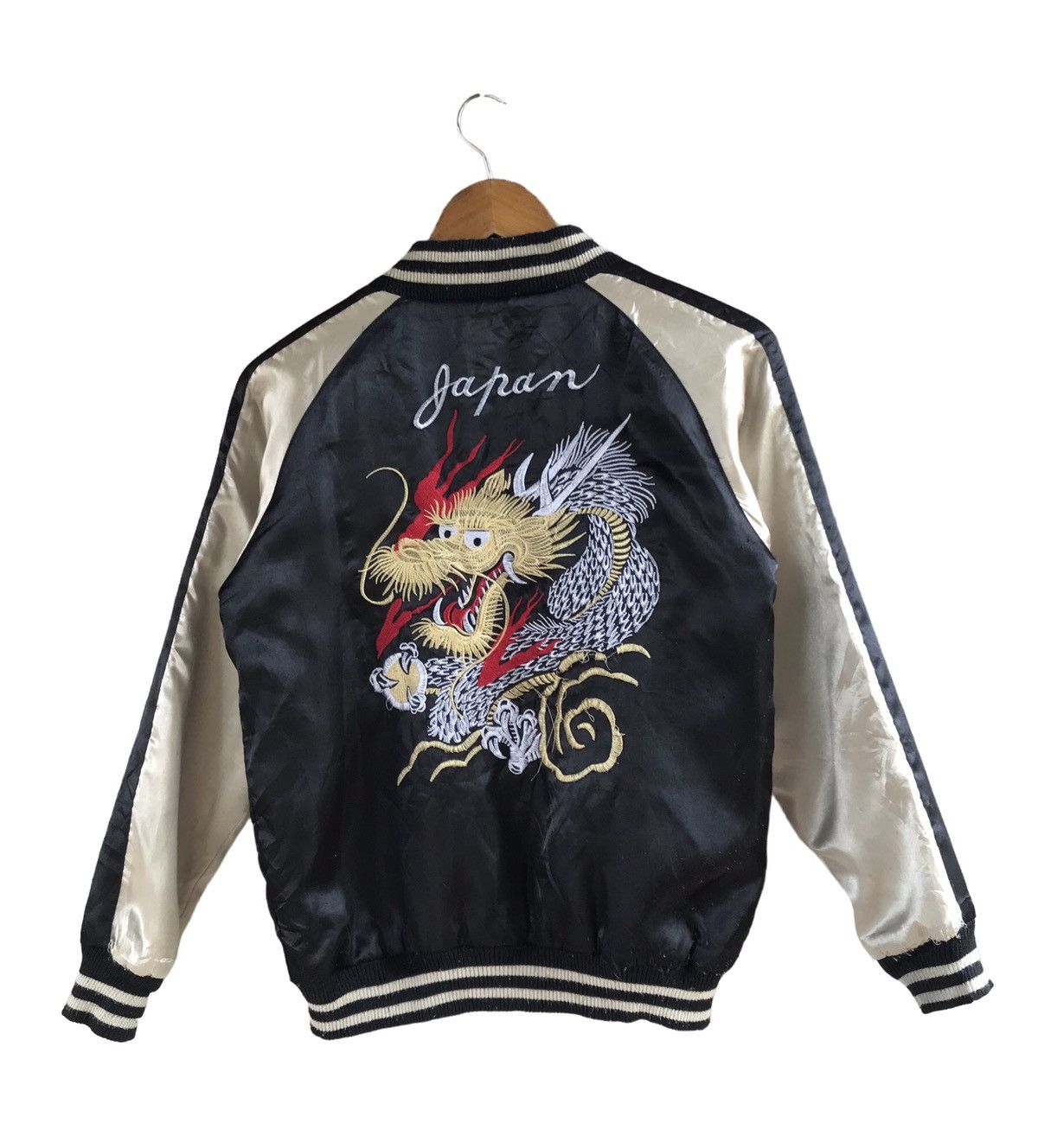 image of Beauty Beast x Sukajan Souvenir Jacket Vintage Sukajan Souvenir Dragon Jacket, Men's (Size Small)