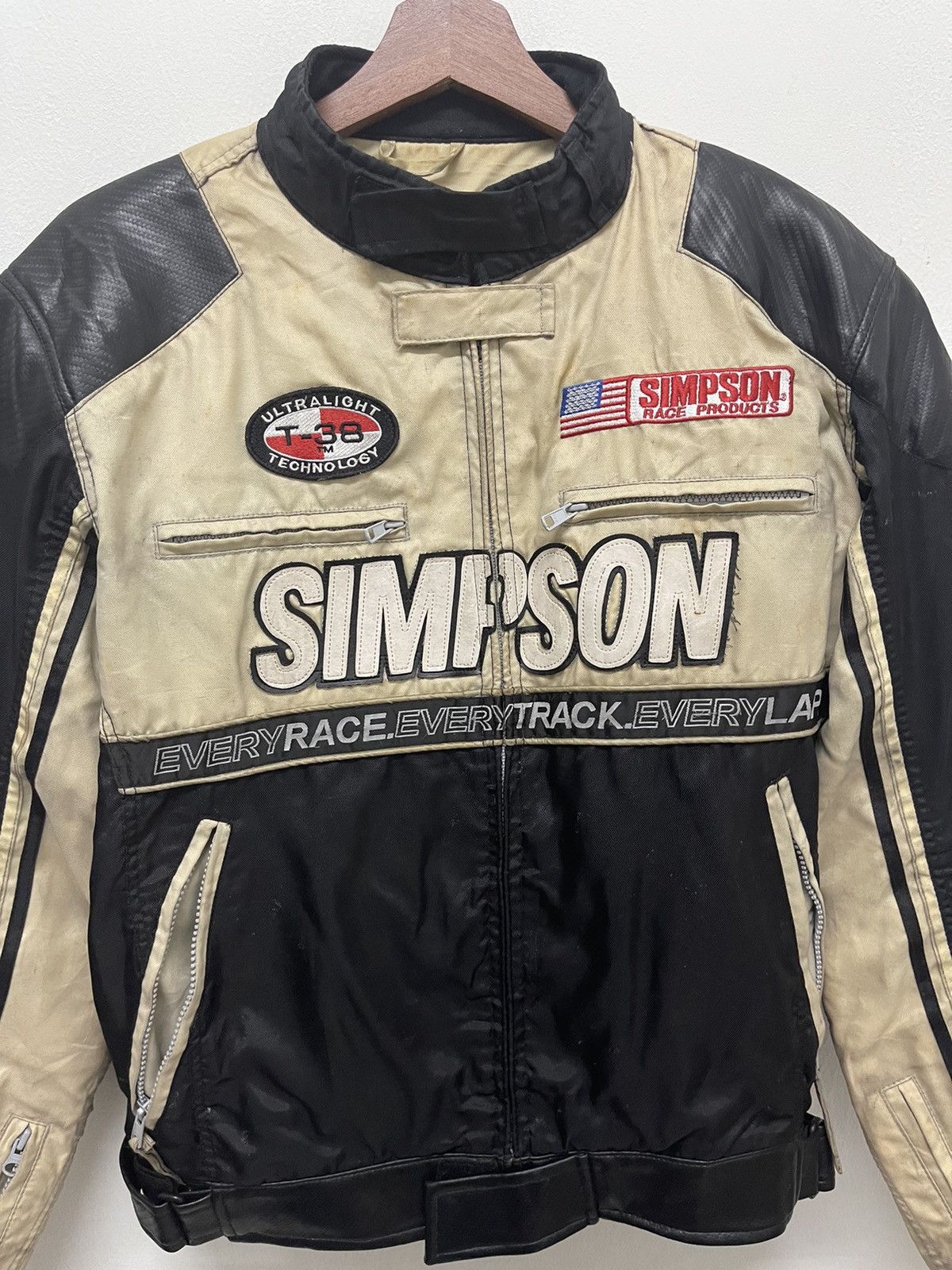 Sports Specialties Vintage SIMPSON RACE PRODUCTS PADDED JACKET