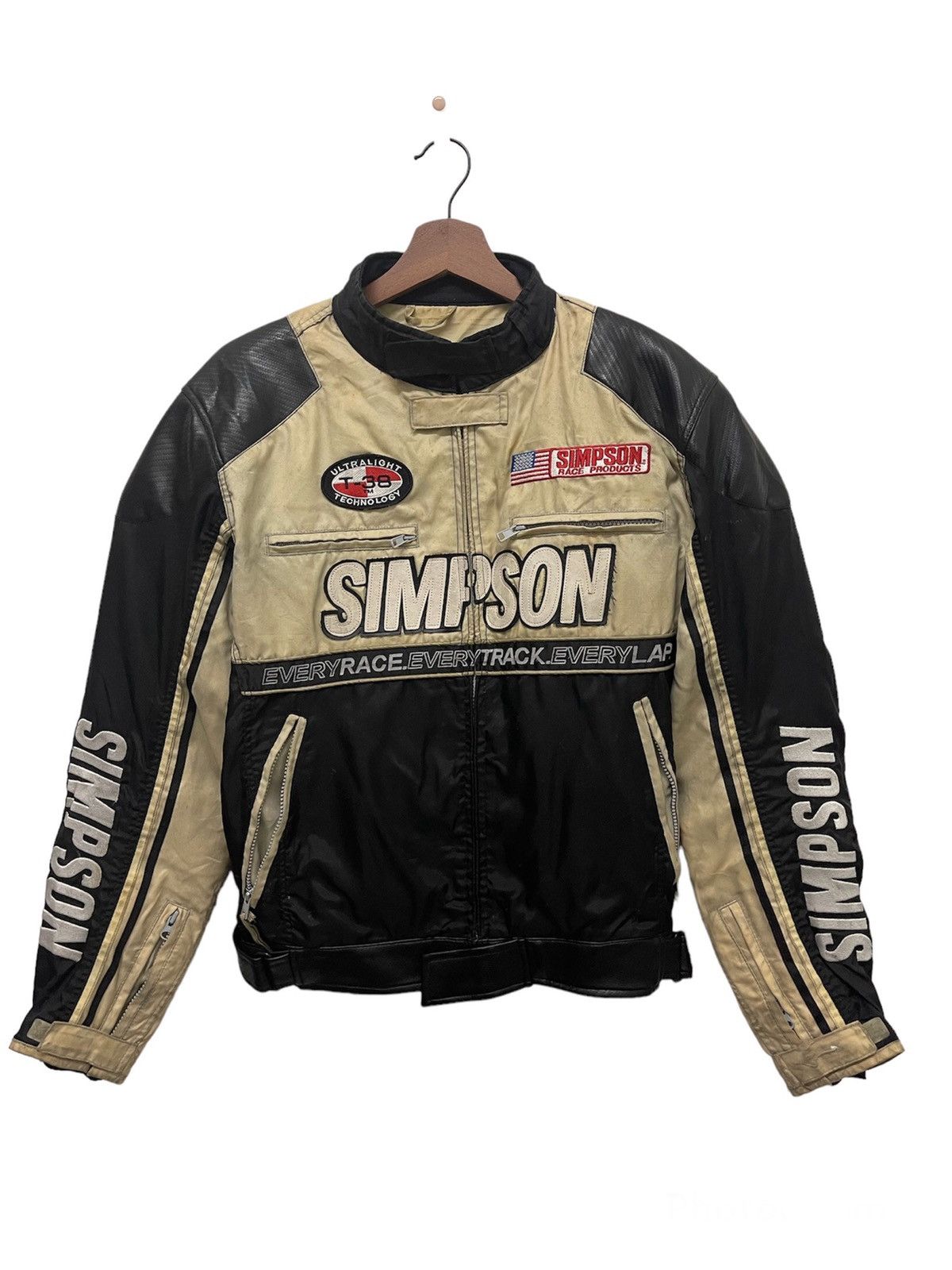 Sports Specialties Vintage SIMPSON RACE PRODUCTS PADDED JACKET