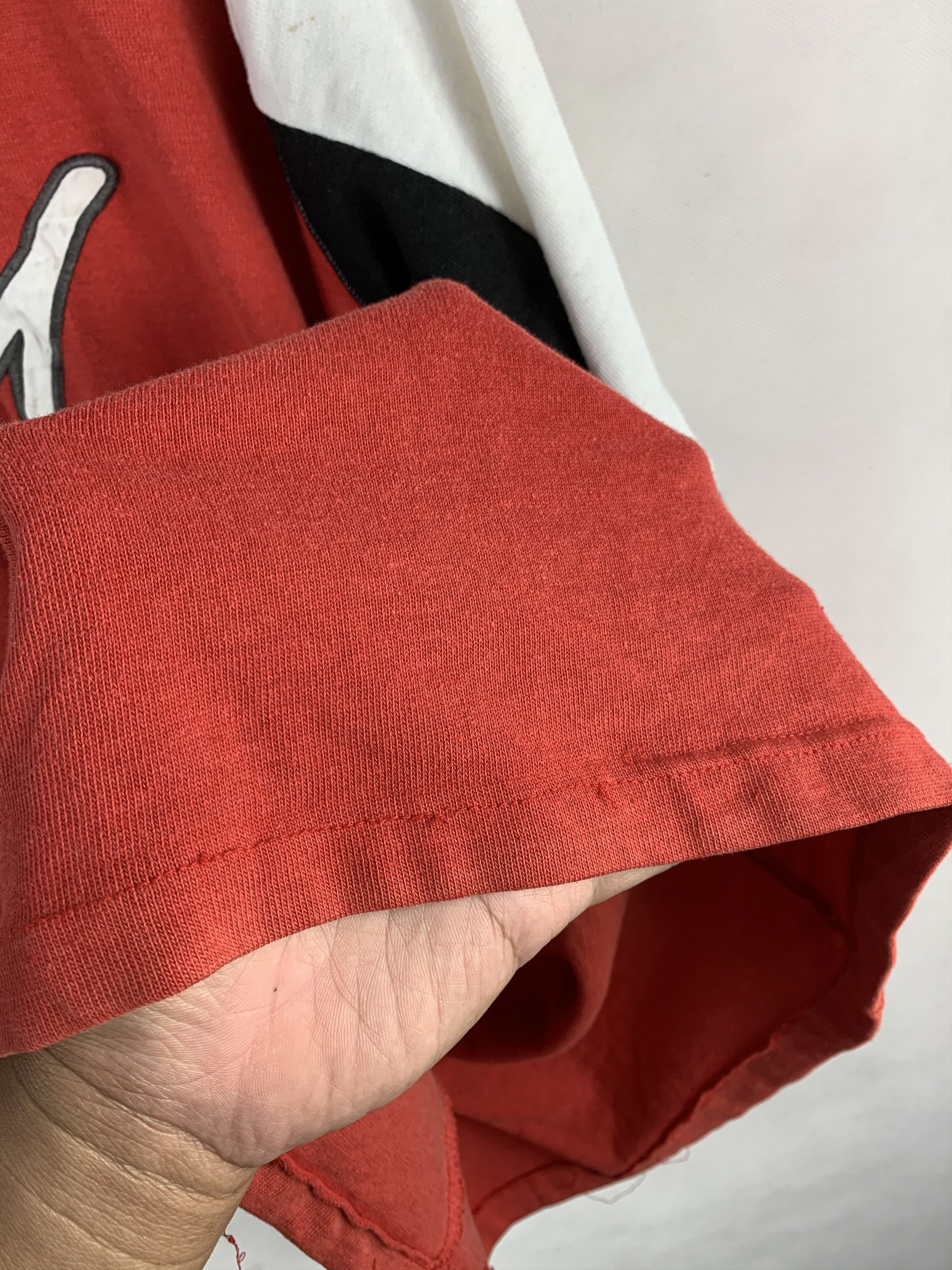 Fubu Rare! Vintage 90s Fubu Sports Side Tape Embroided Logo Tee Size US L / EU 52-54 / 3 - 13 Thumbnail
