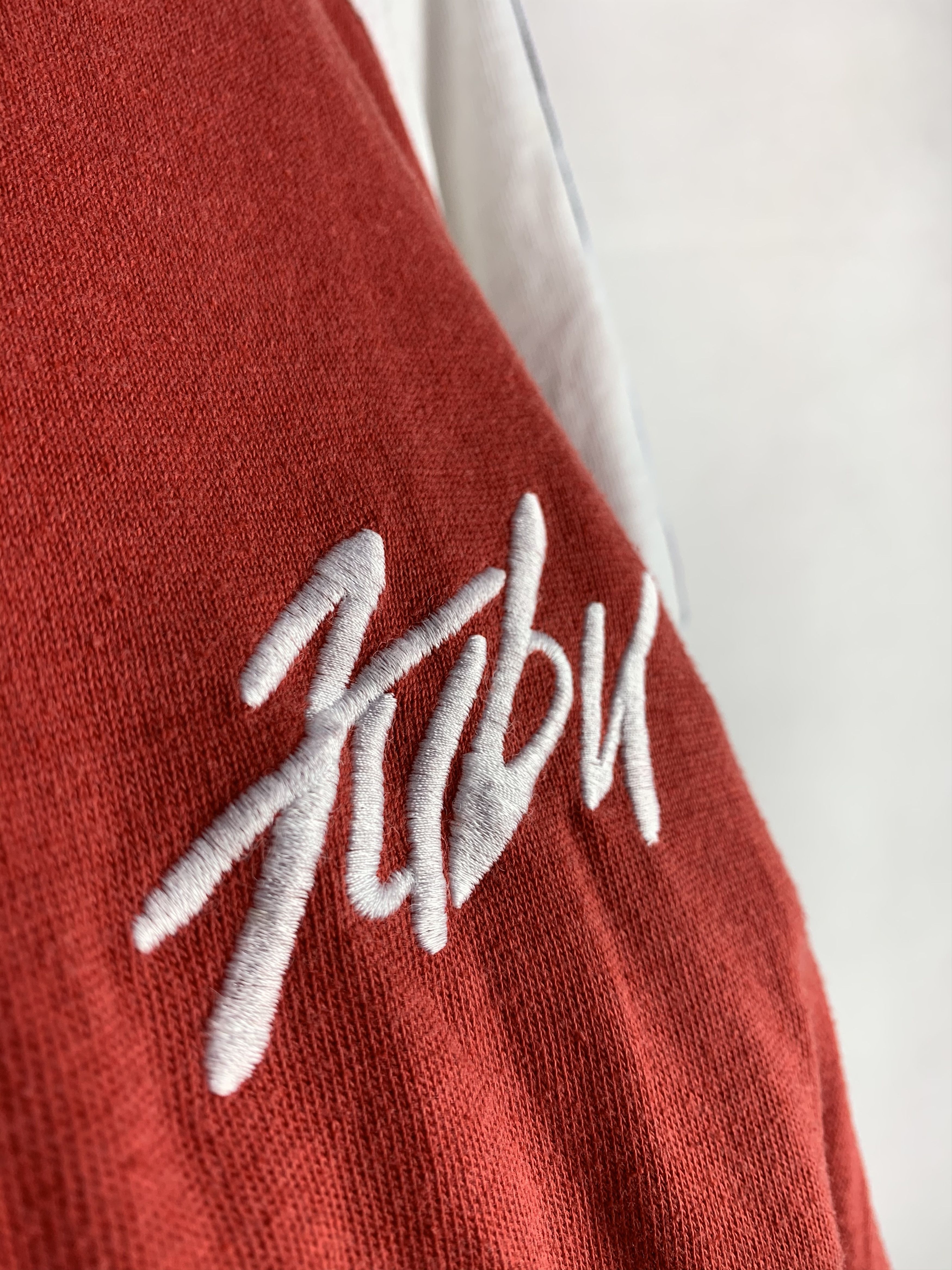 Fubu Rare! Vintage 90s Fubu Sports Side Tape Embroided Logo Tee Size US L / EU 52-54 / 3 - 7 Thumbnail
