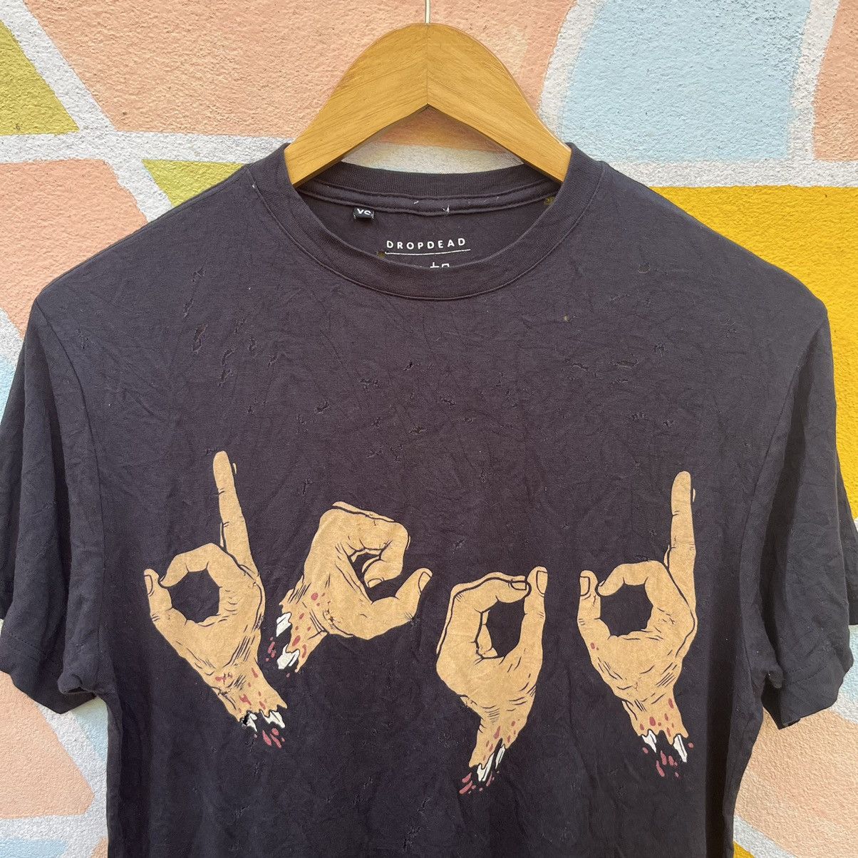 Drop Dead × Drop Dead Clothing Drop Dead distressed tee Size US XS / EU 42 / 0 - 2 Thumbnail