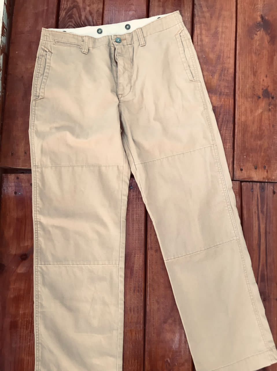 Vintage L.L.Bean Double Knee Trousers Army Inspired