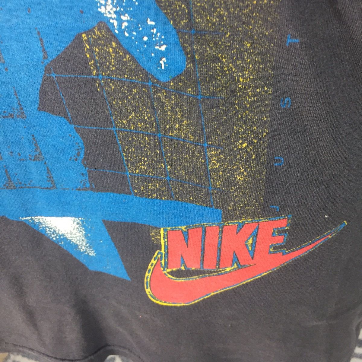 Nike × Vintage Vintage 90s volleyball nike grey tag tee Size US M / EU 48-50 / 2 - 3 Thumbnail