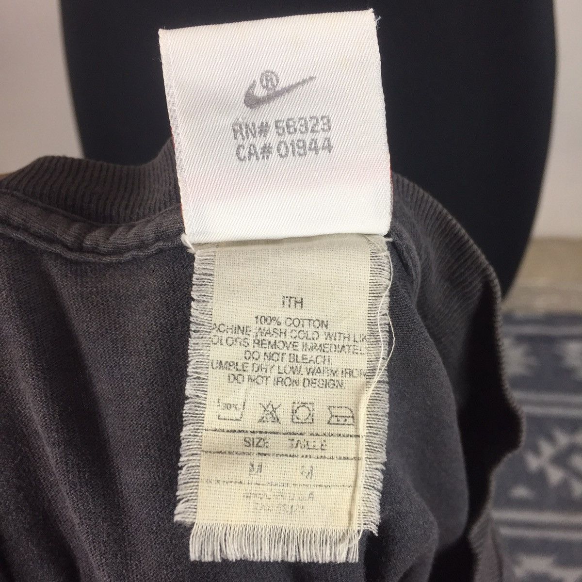 Nike × Vintage Vintage 90s volleyball nike grey tag tee Size US M / EU 48-50 / 2 - 11 Thumbnail