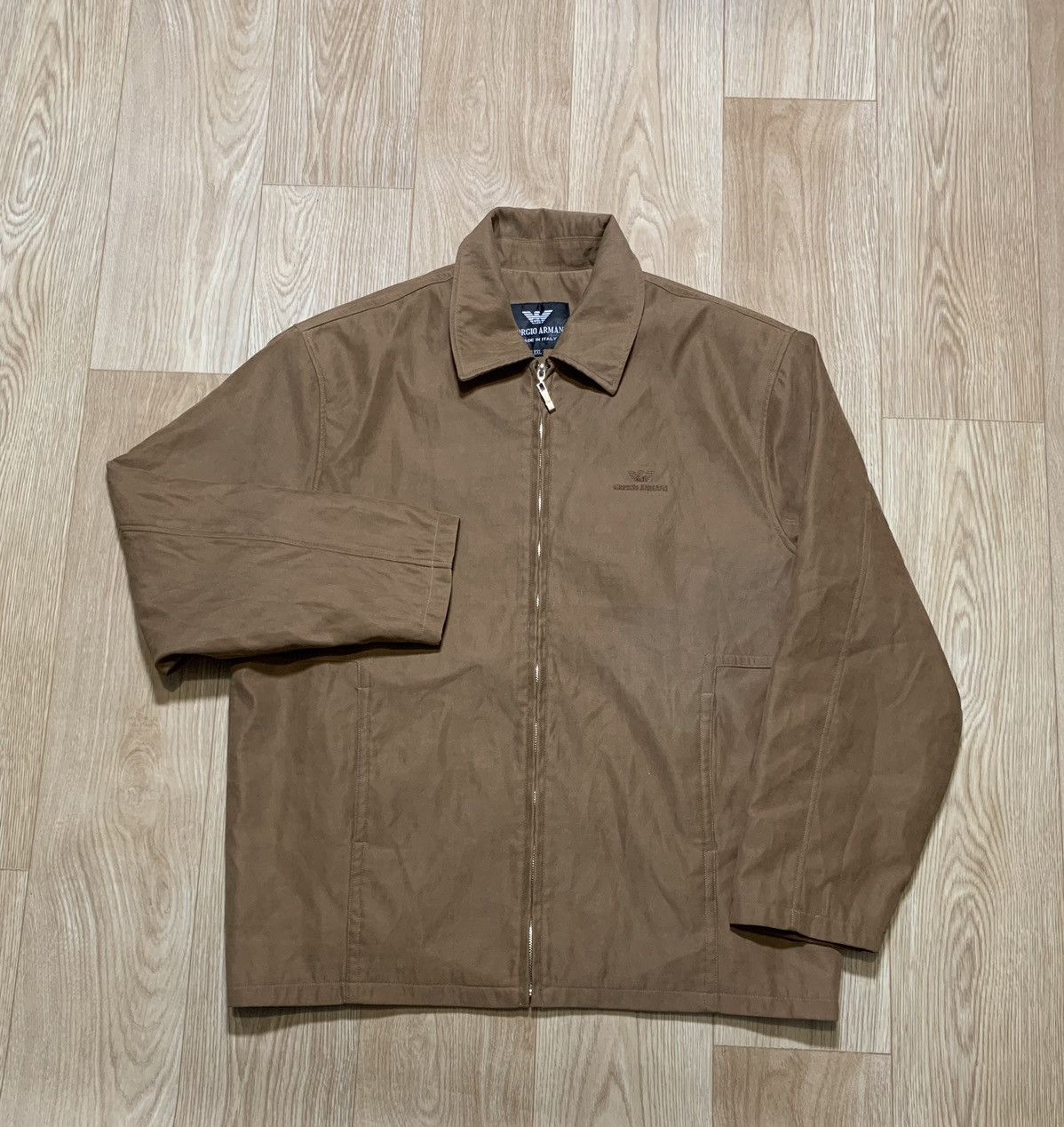 Armani × Giorgio Armani Vintage 90’s Giorgio Armani Light Jacket Size US XXL / EU 58 / 5 - 1 Thumbnail