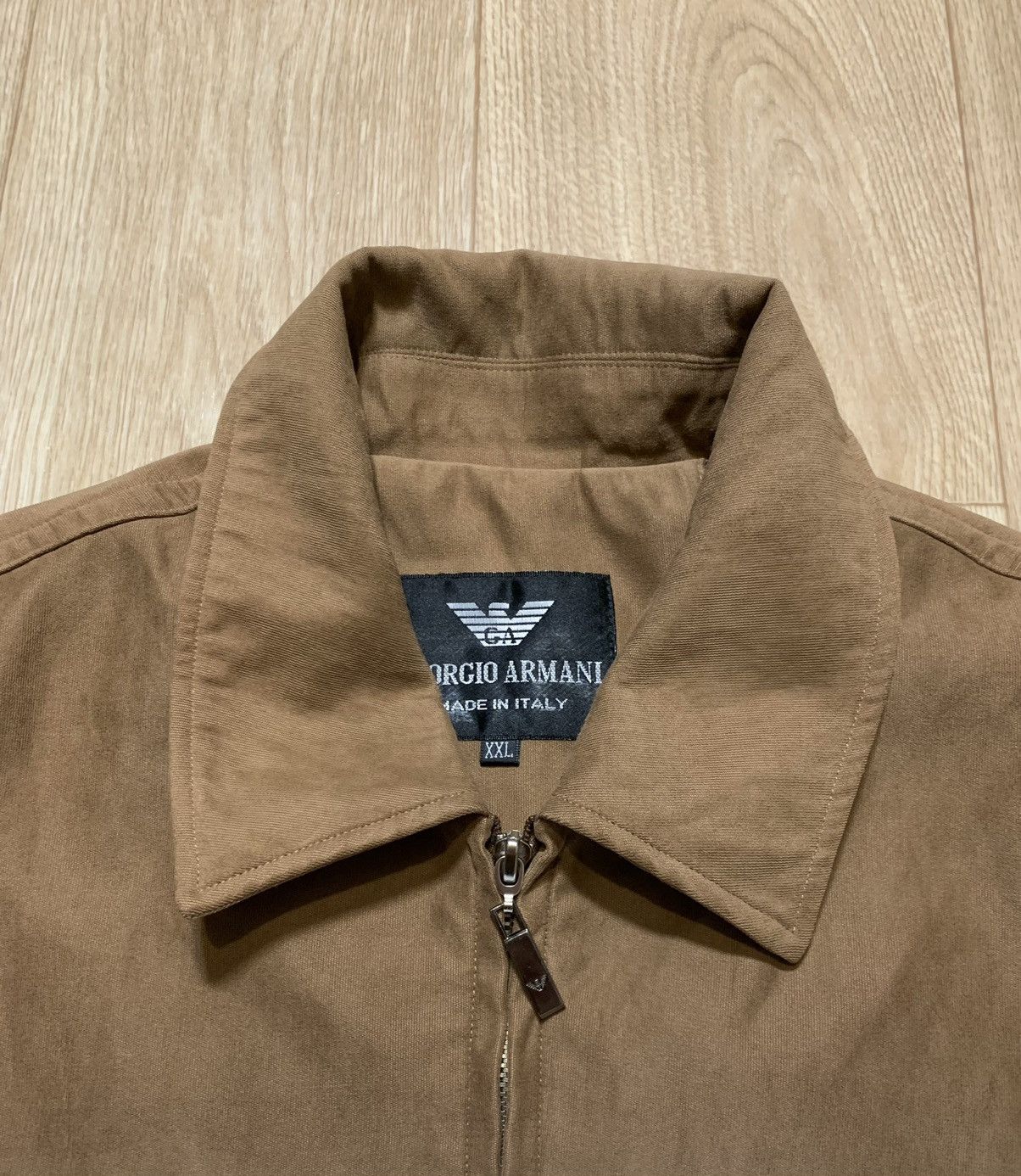 Armani × Giorgio Armani Vintage 90’s Giorgio Armani Light Jacket Size US XXL / EU 58 / 5 - 5 Thumbnail