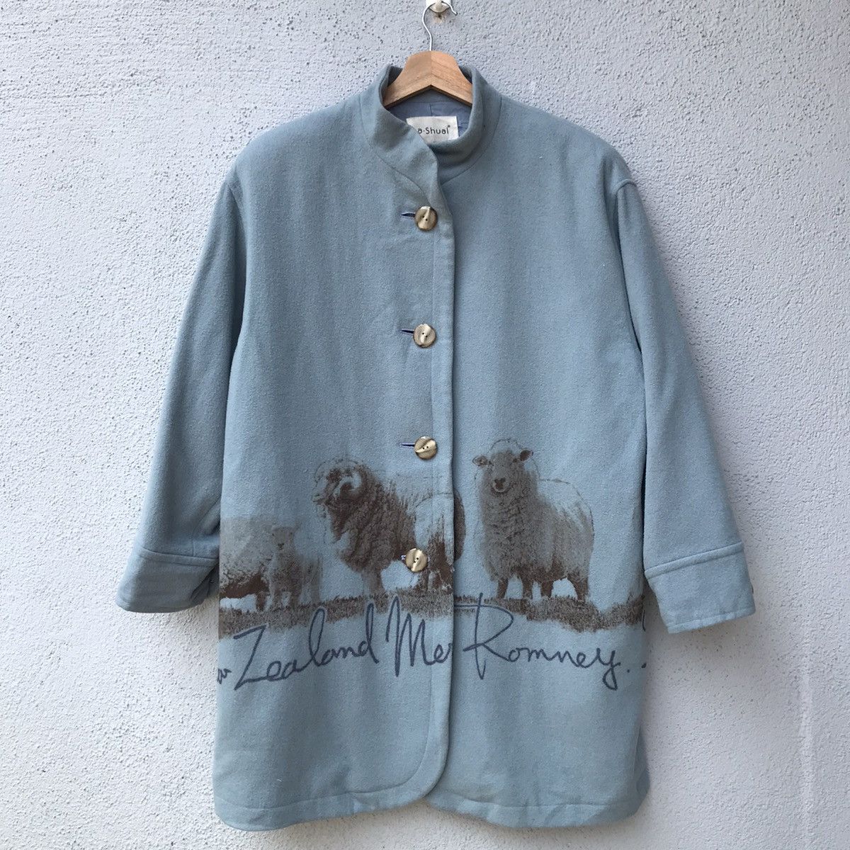 Habitat Vintage A-Shual Habitat Motive Button Jacket Size US XL / EU 56 / 4 - 1 Thumbnail