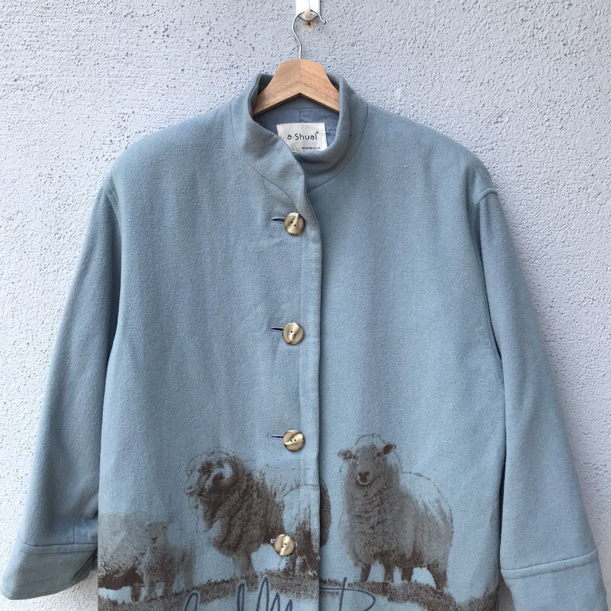 Habitat Vintage A-Shual Habitat Motive Button Jacket Size US XL / EU 56 / 4 - 2 Thumbnail