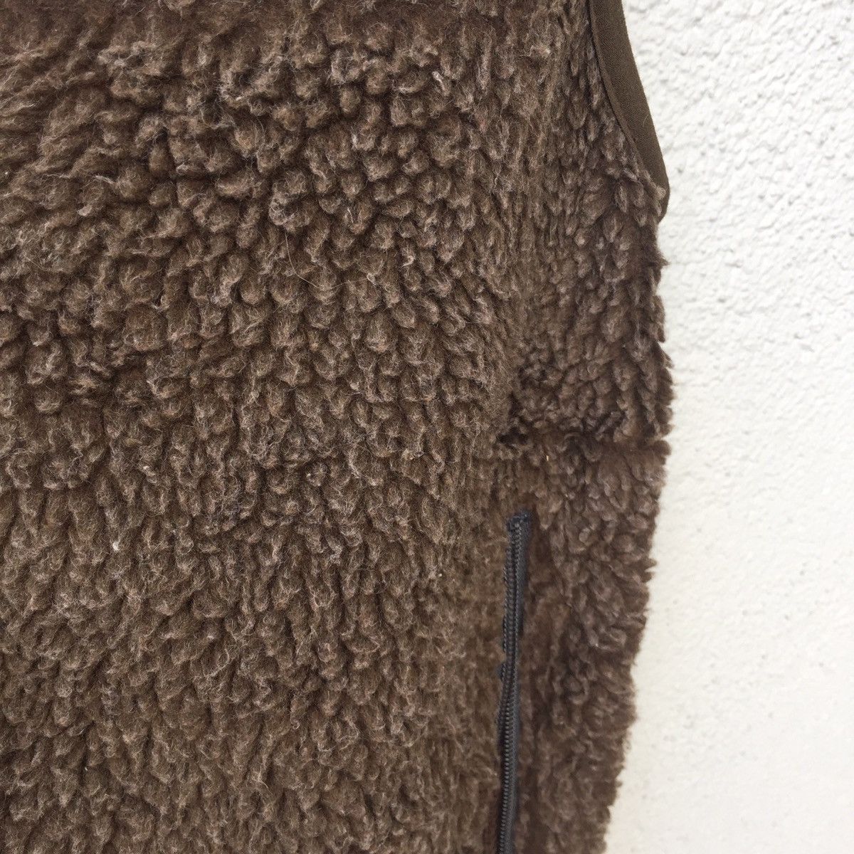 Japanese Brand Vintage Camp7 Sherpa Fleece Zipper Vest Jacket Size US M / EU 48-50 / 2 - 6 Thumbnail