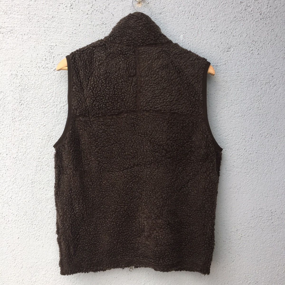 Japanese Brand Vintage Camp7 Sherpa Fleece Zipper Vest Jacket Size US M / EU 48-50 / 2 - 10 Thumbnail