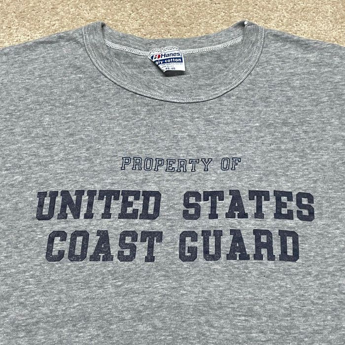 Hanes United States Coast Guard T Shirt Men Medium Adult Usa America 