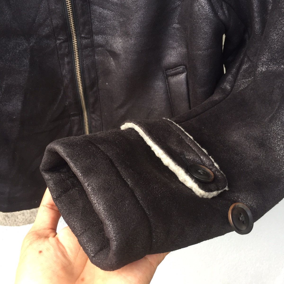 Japanese Brand Vintage Japanese Black Jacket Sherpa Lining Size US M / EU 48-50 / 2 - 6 Thumbnail