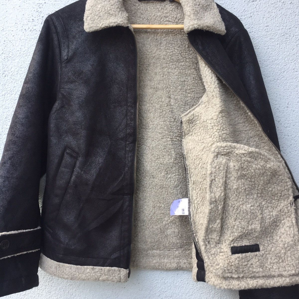 Japanese Brand Vintage Japanese Black Jacket Sherpa Lining Size US M / EU 48-50 / 2 - 10 Thumbnail