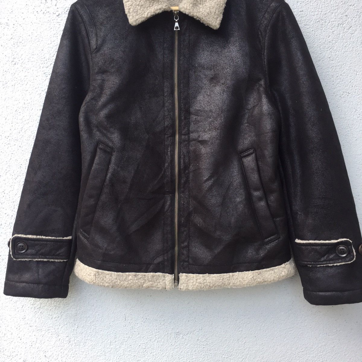 Japanese Brand Vintage Japanese Black Jacket Sherpa Lining Size US M / EU 48-50 / 2 - 3 Thumbnail